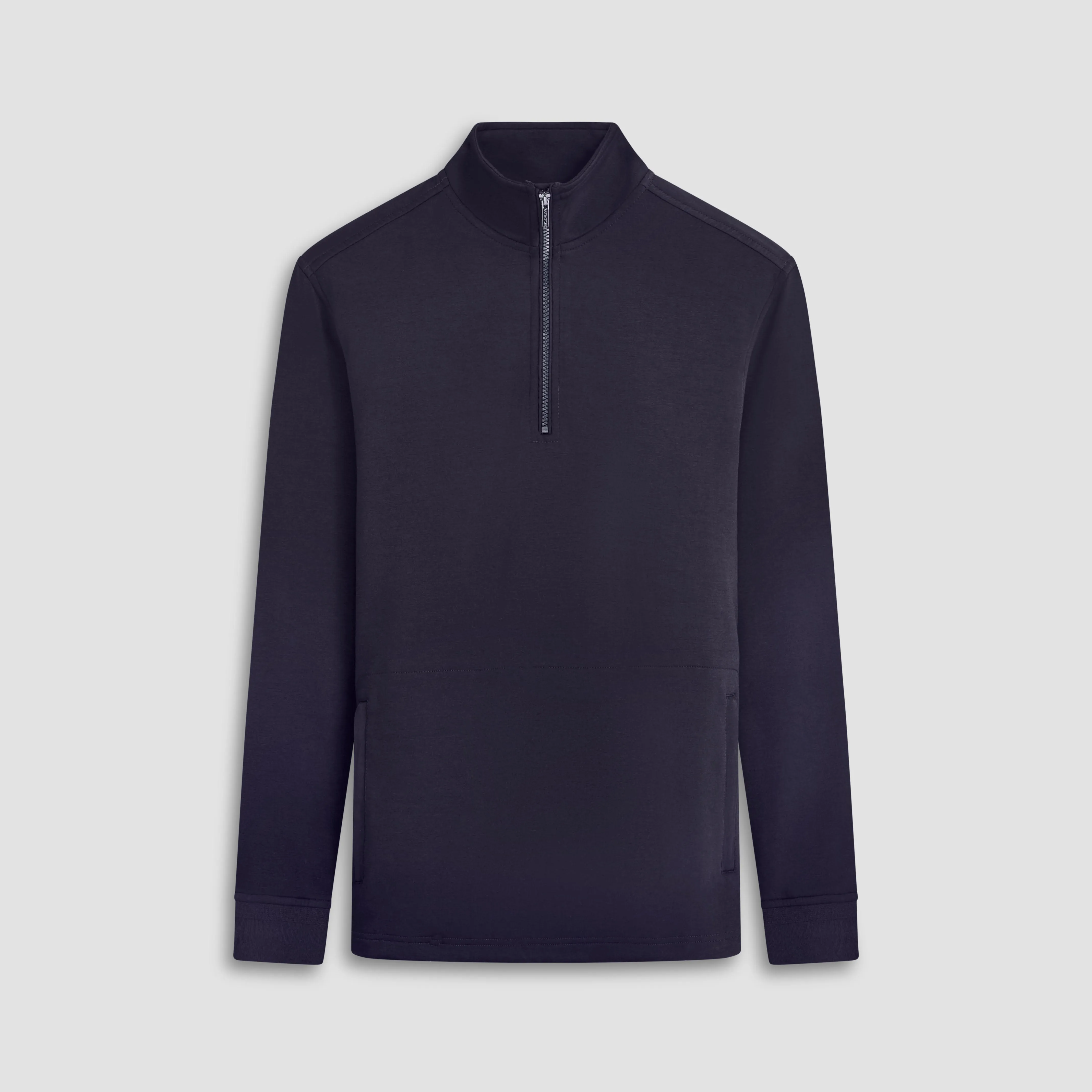 Soft Touch Performance Quarter-Zip Pullover sold by Bugatchi