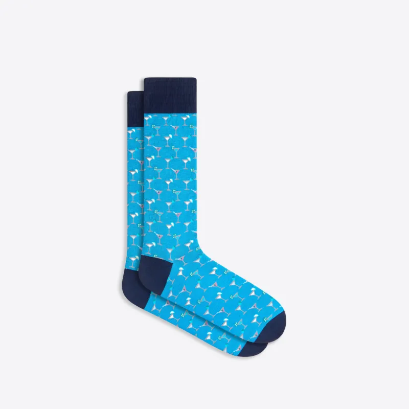 Cocktail Glass Mid-Calf Socks sold by Bugatchi