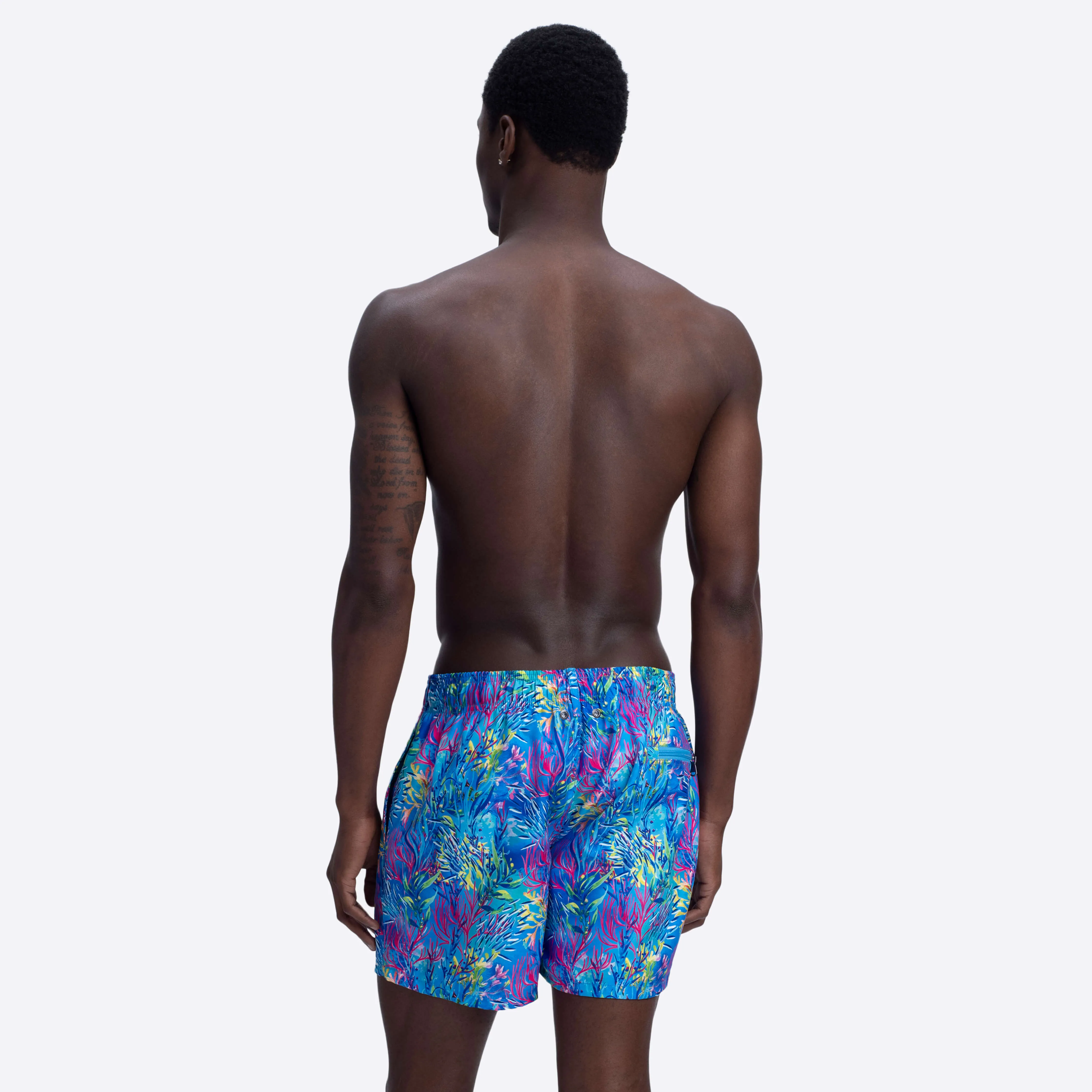 MAX Marine Life Print Swim Trunks sold by Bugatchi product image thumbnail 4