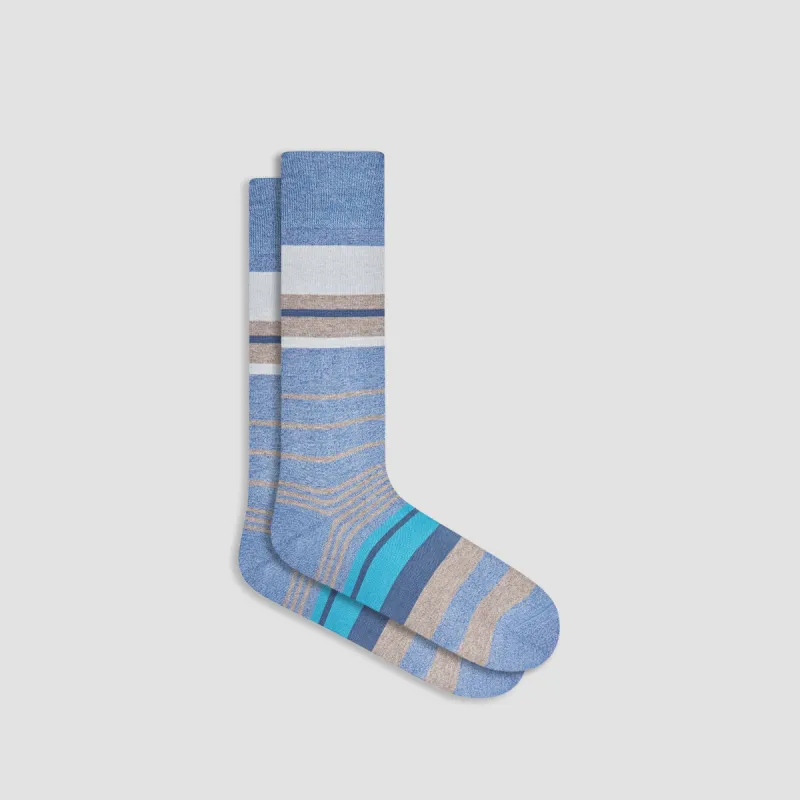 Striped Mid-Calf Socks sold by Bugatchi