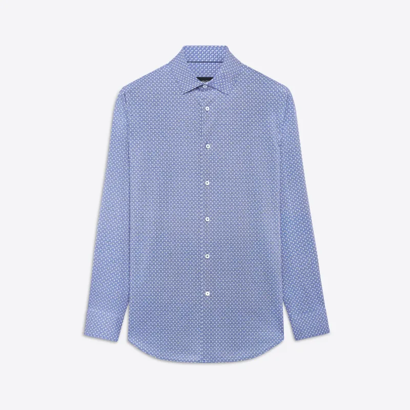 JAMES Tile Print OoohCotton Shirt sold by Bugatchi