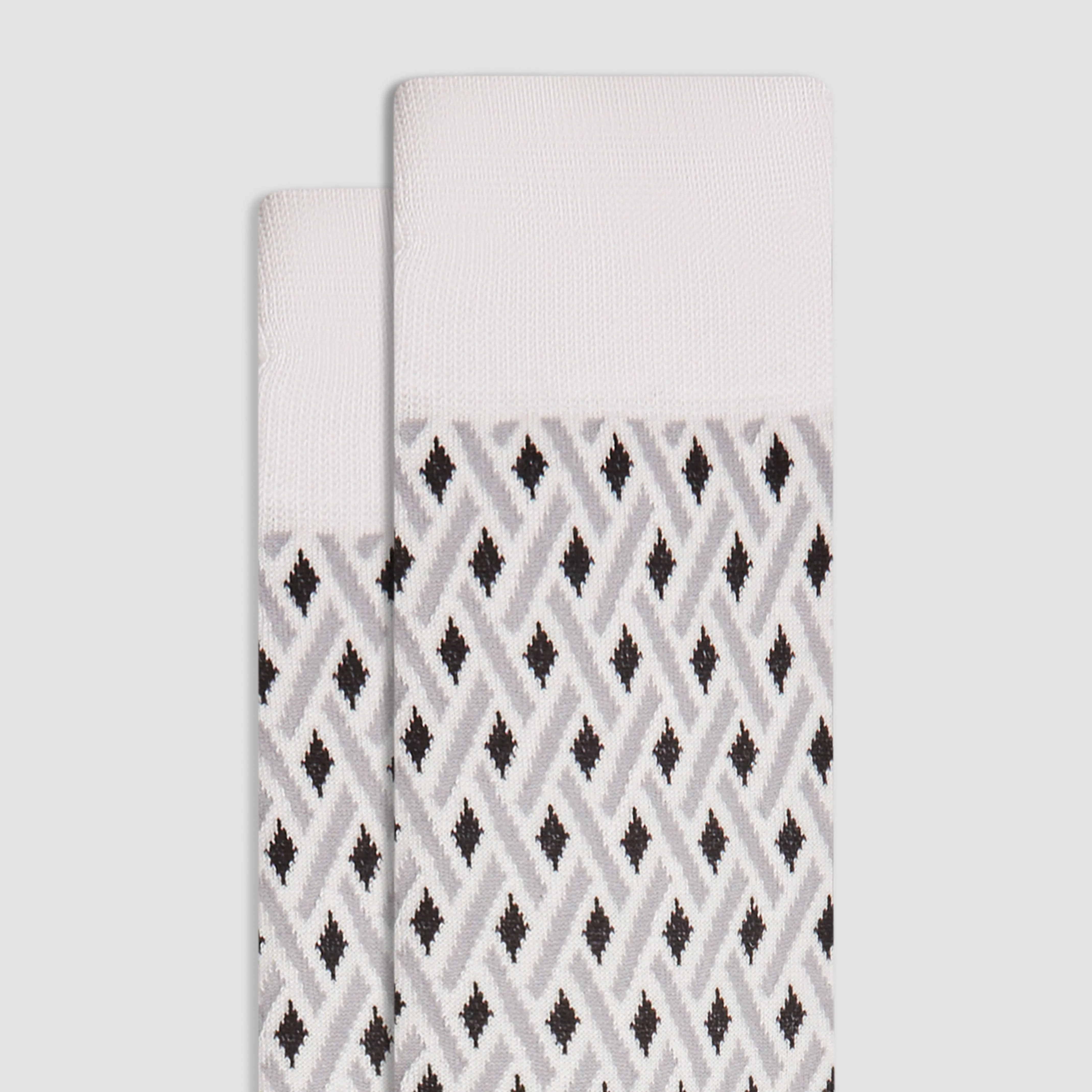 Geometric Mid-Calf Socks sold by Bugatchi product image thumbnail 2