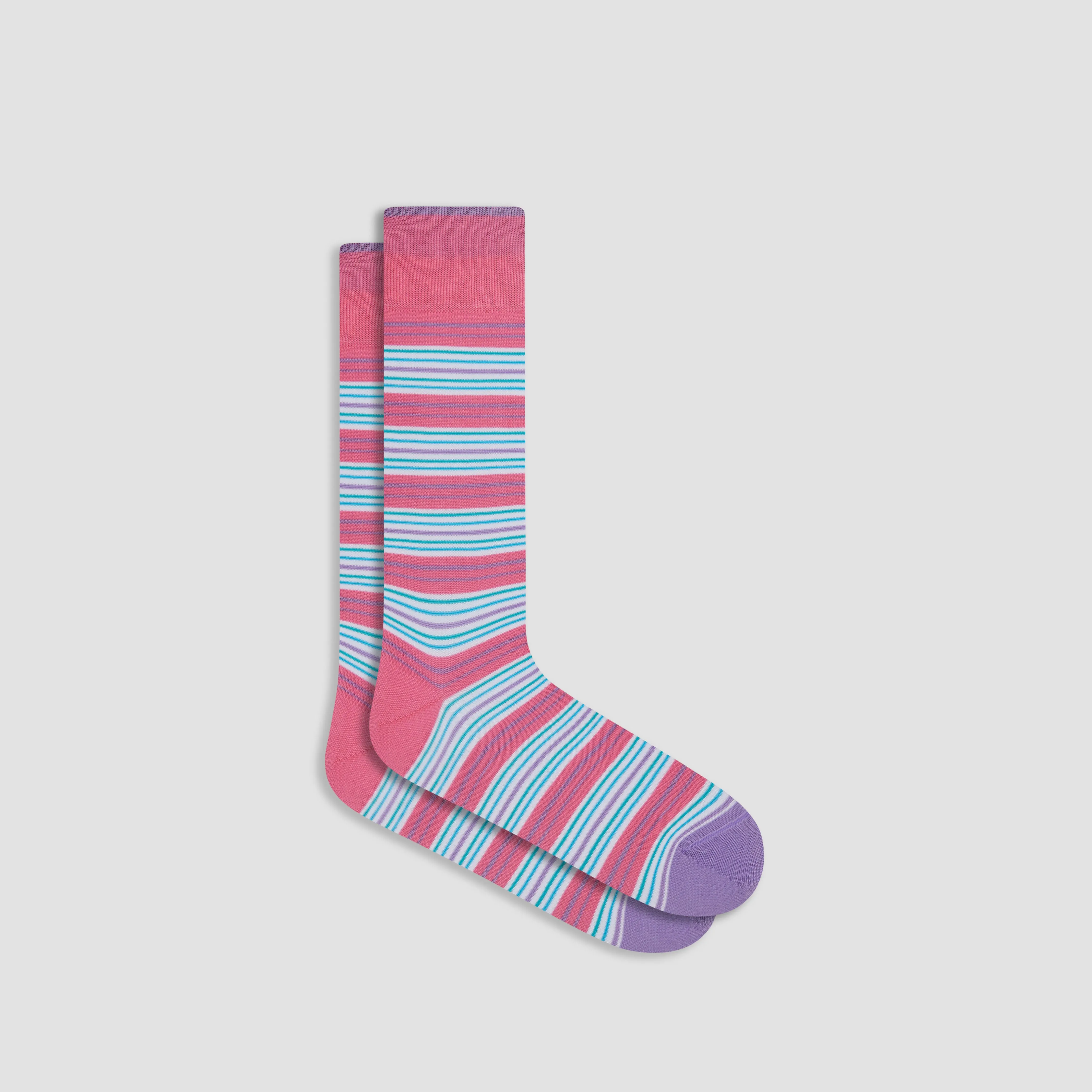 Striped Mid-Calf Socks sold by Bugatchi
