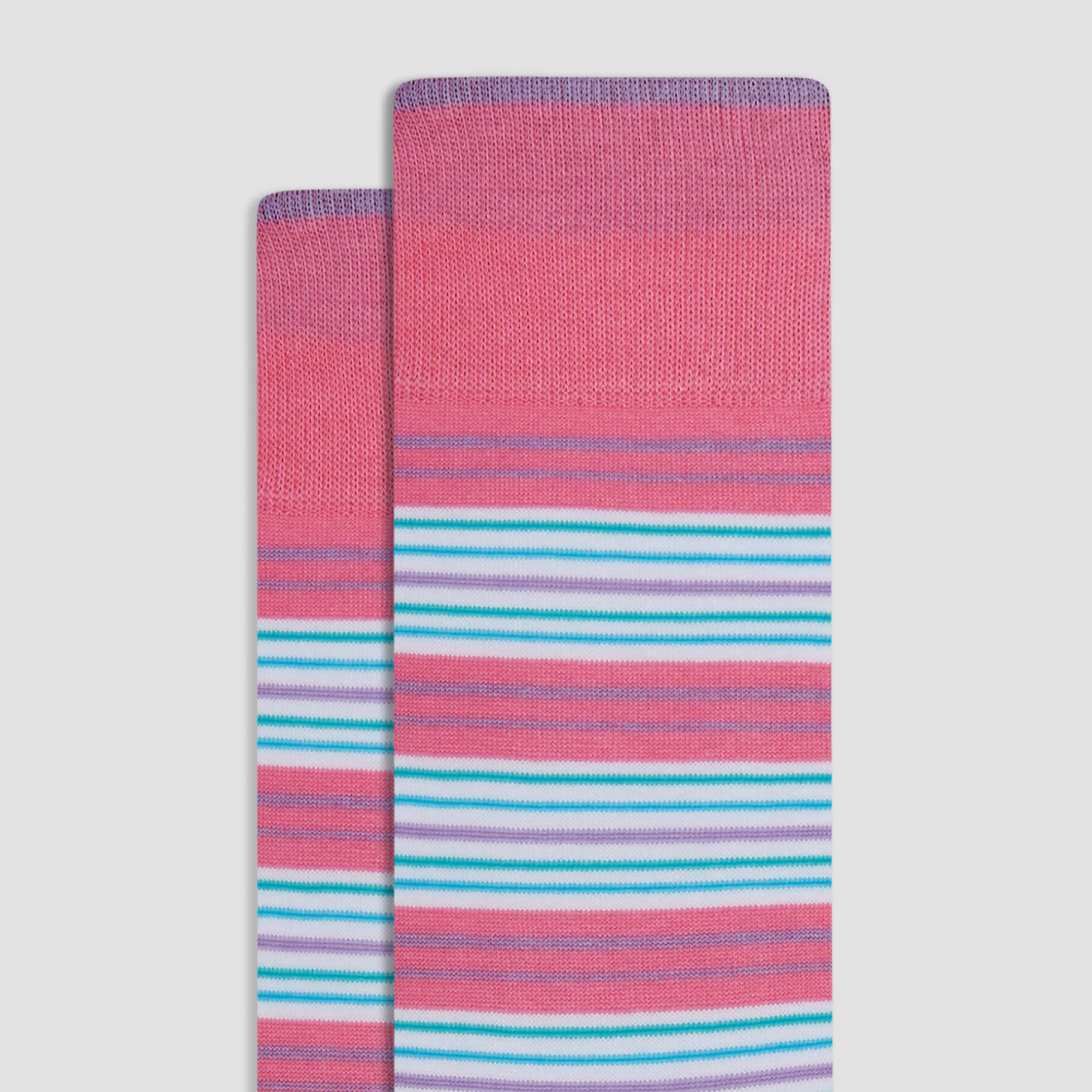 Striped Mid-Calf Socks sold by Bugatchi product image thumbnail 2