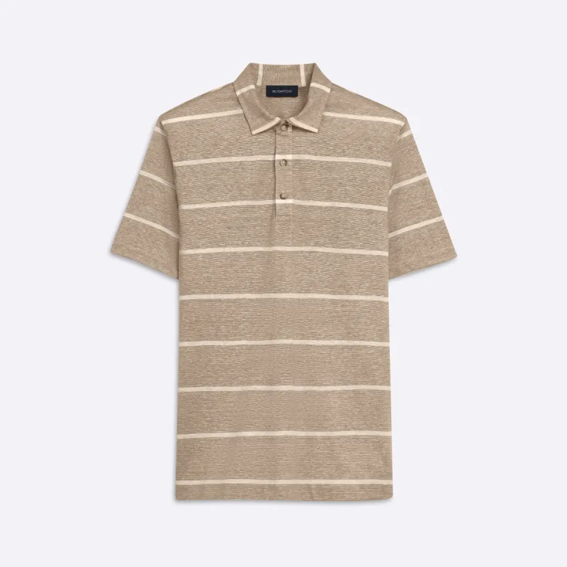 Striped Polo sold by Bugatchi