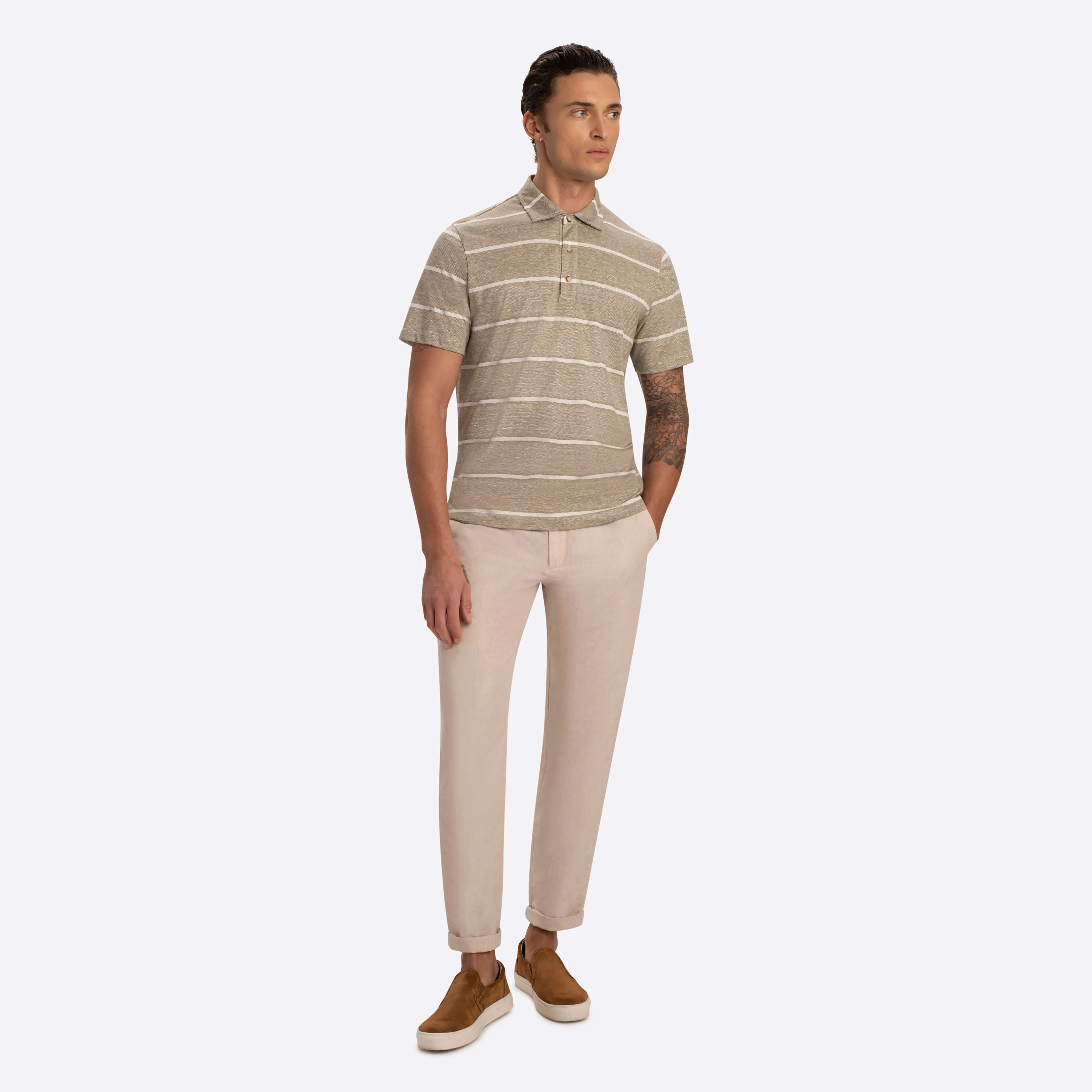 Striped Polo sold by Bugatchi product image thumbnail 5