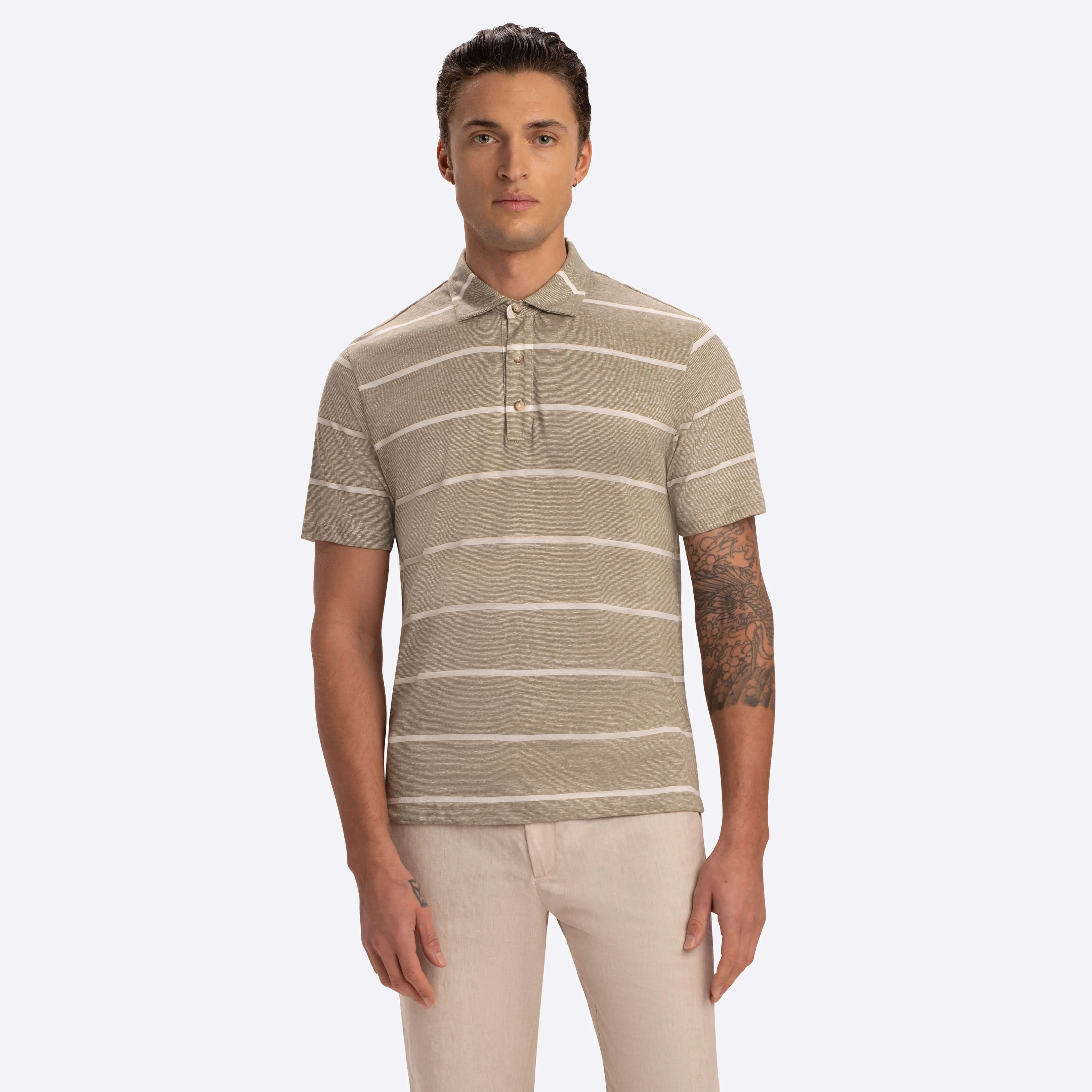 Striped Polo sold by Bugatchi product image thumbnail 2
