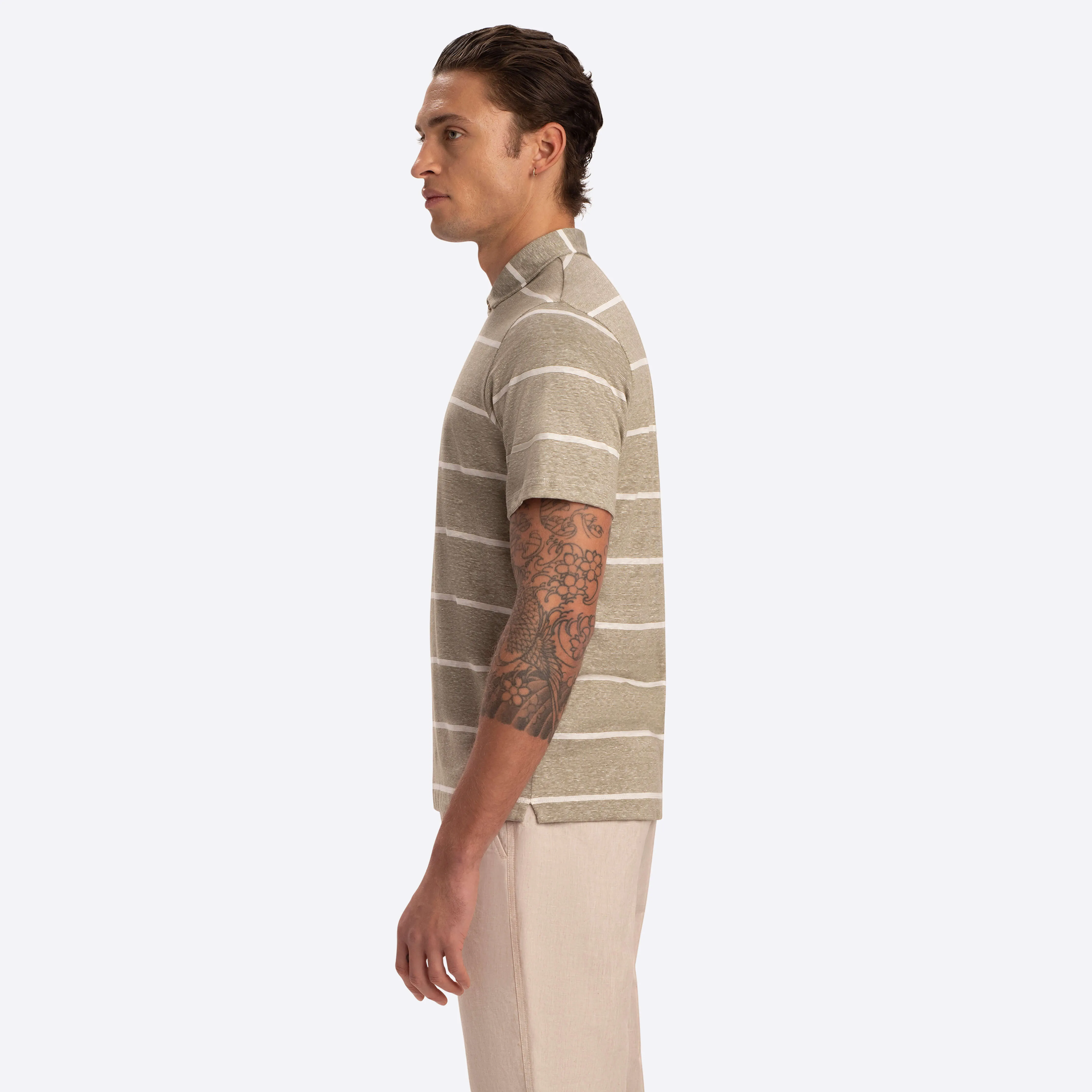 Striped Polo sold by Bugatchi product image thumbnail 3
