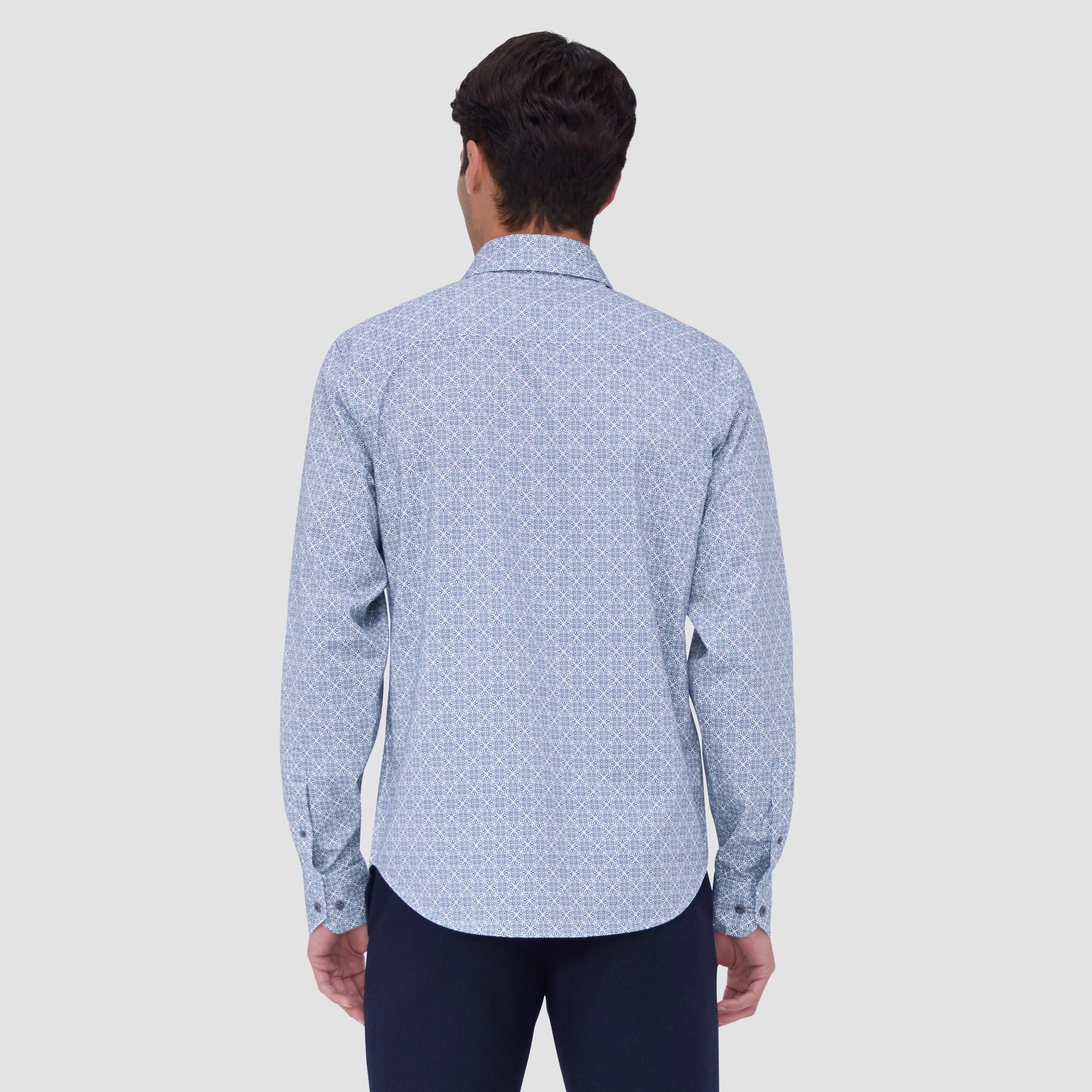 James Mosaic OoohCotton Shirt sold by Bugatchi product image thumbnail 4