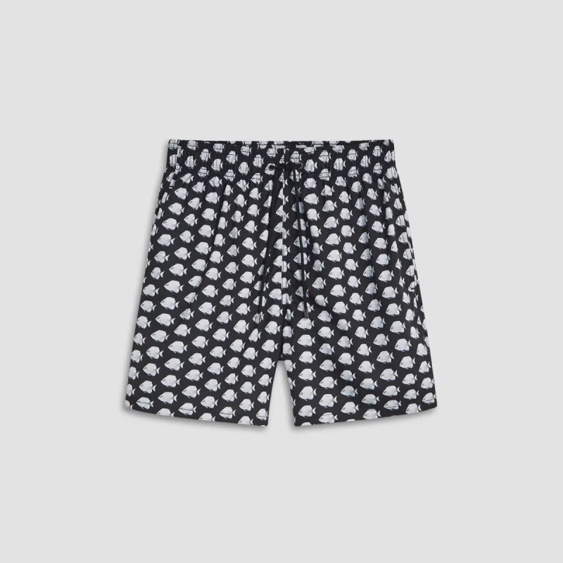 Adrian Fish Swim Trunks sold by Bugatchi