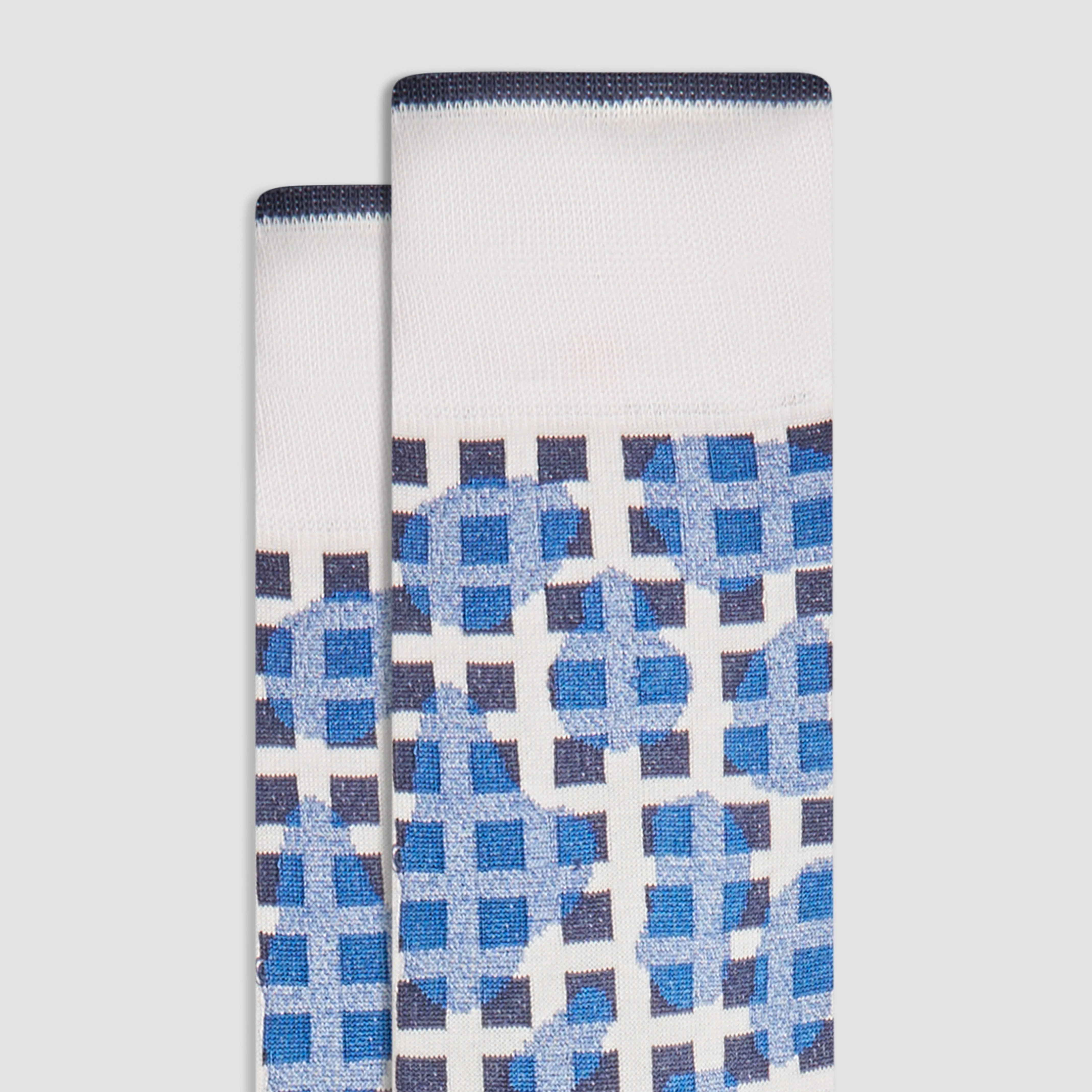 Checkered Mid-Calf Socks sold by Bugatchi product image thumbnail 2
