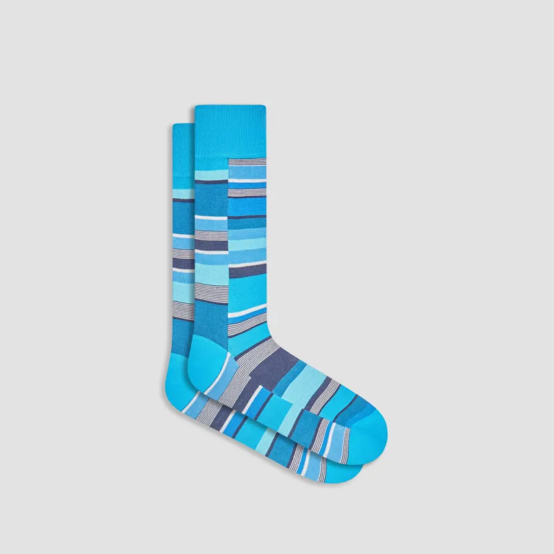 Striped Mid-Calf Socks sold by Bugatchi
