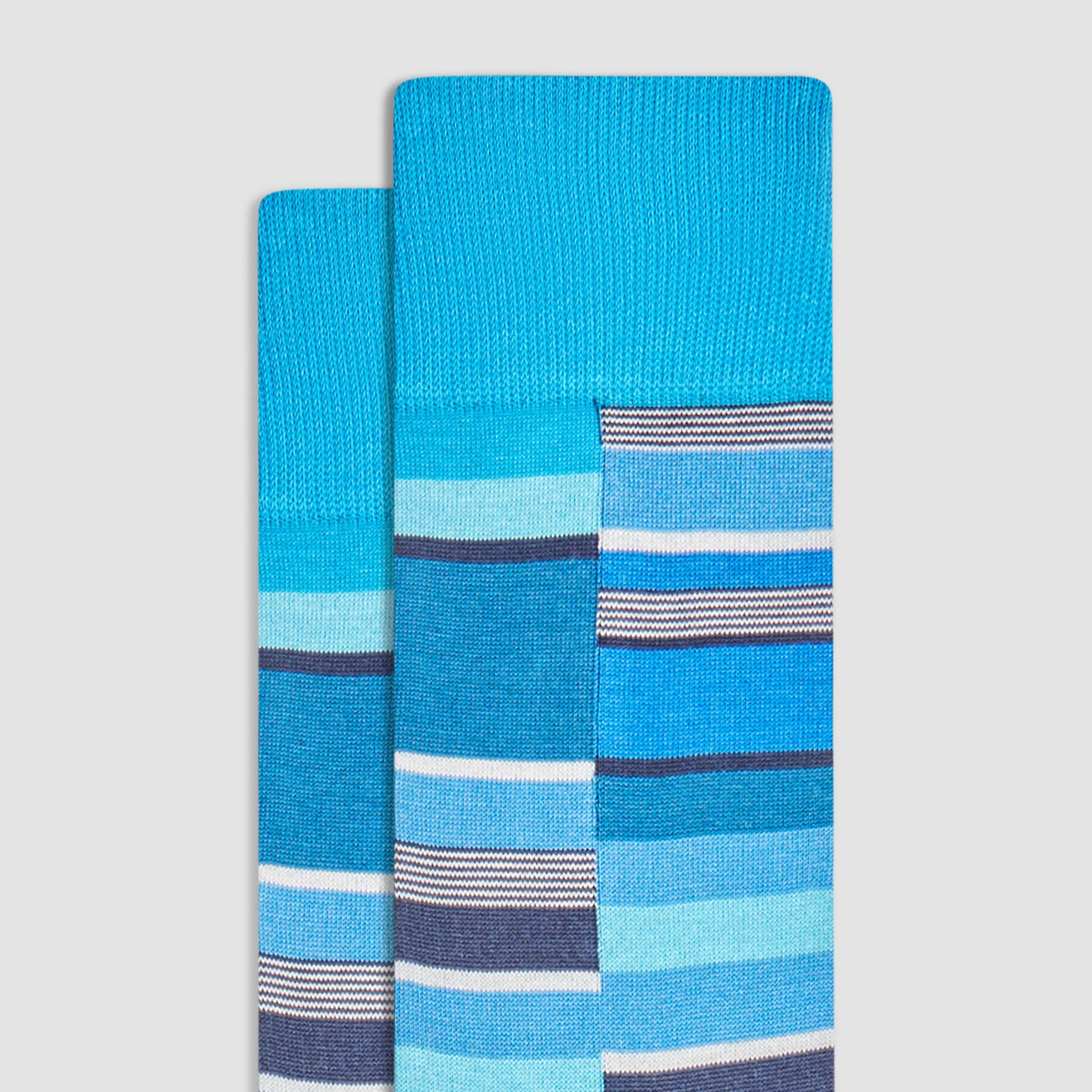 Striped Mid-Calf Socks sold by Bugatchi product image thumbnail 2