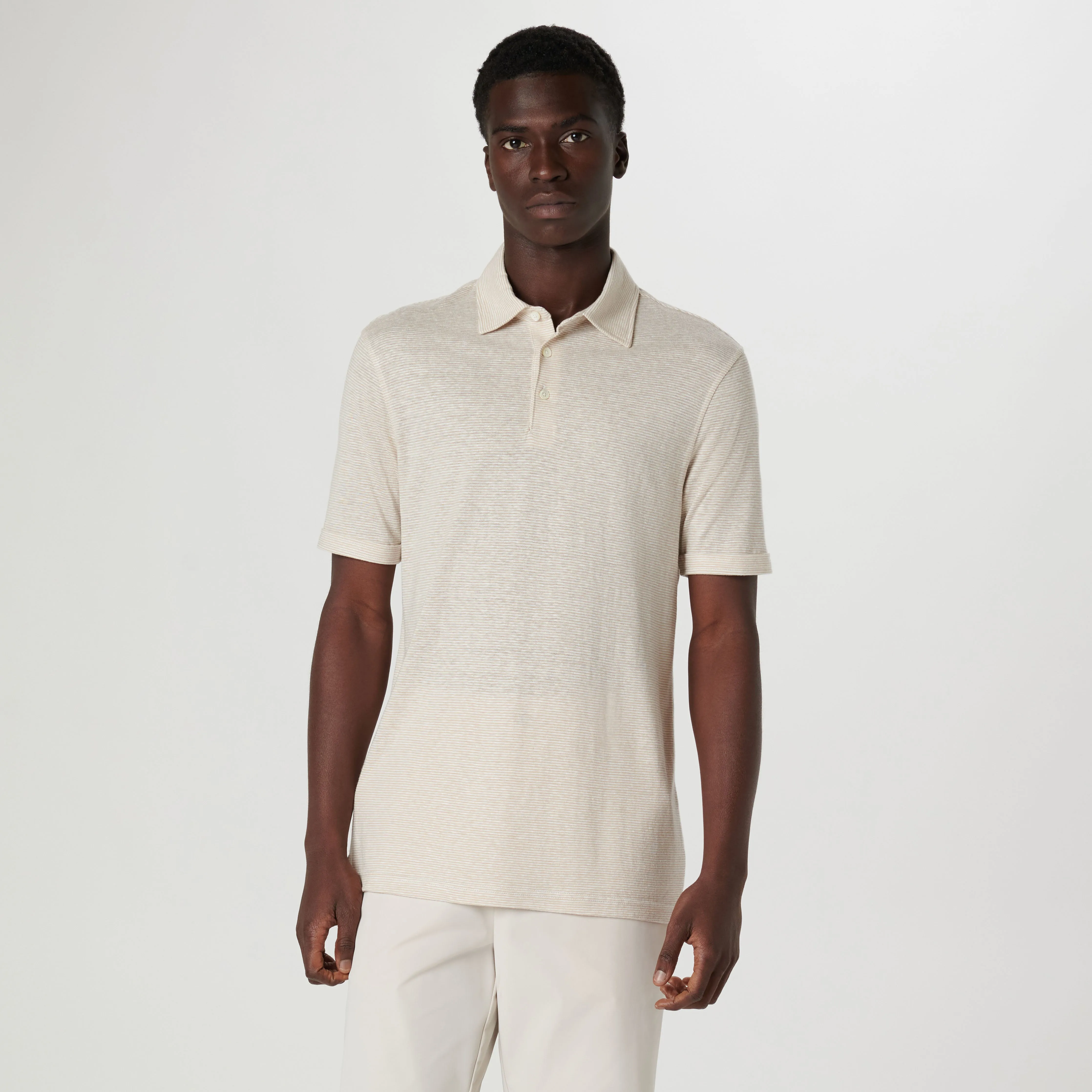 Striped Polo sold by Bugatchi product image thumbnail 2