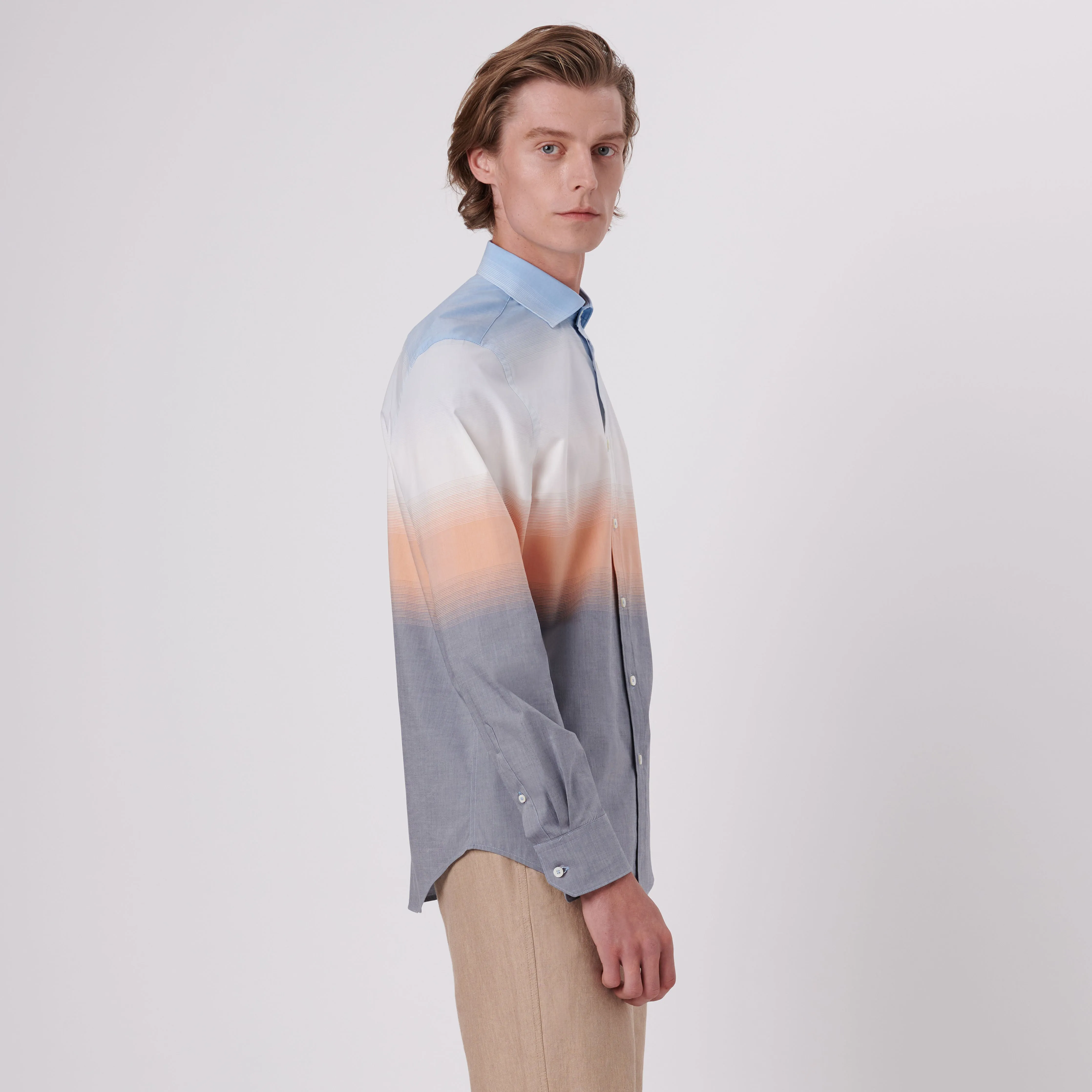 Axel Ombre Shirt sold by Bugatchi product image thumbnail 3