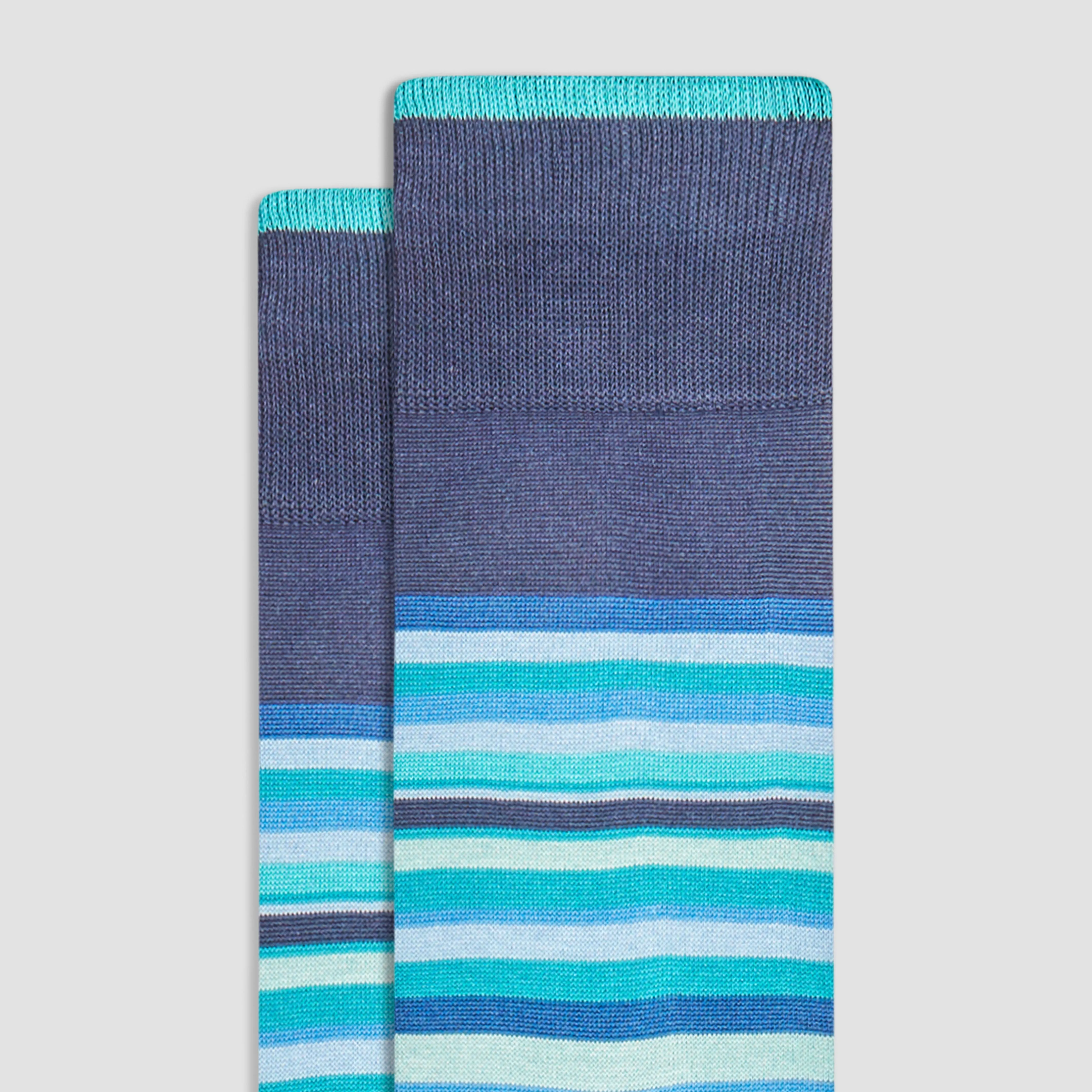 Striped Mid-Calf Socks sold by Bugatchi product image thumbnail 2