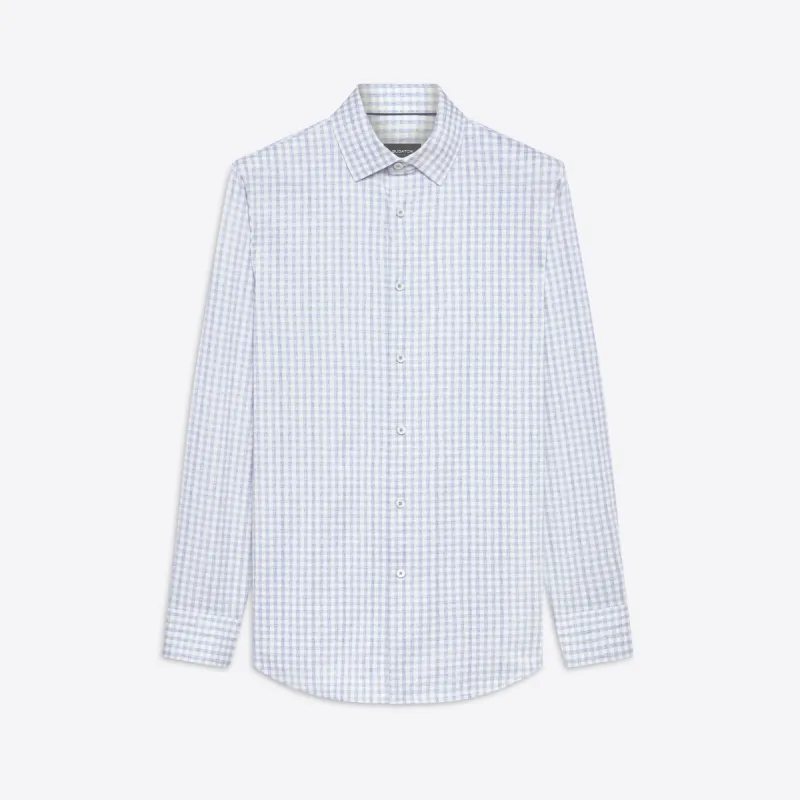 JAMES Gingham Check OoohCotton Shirt sold by Bugatchi