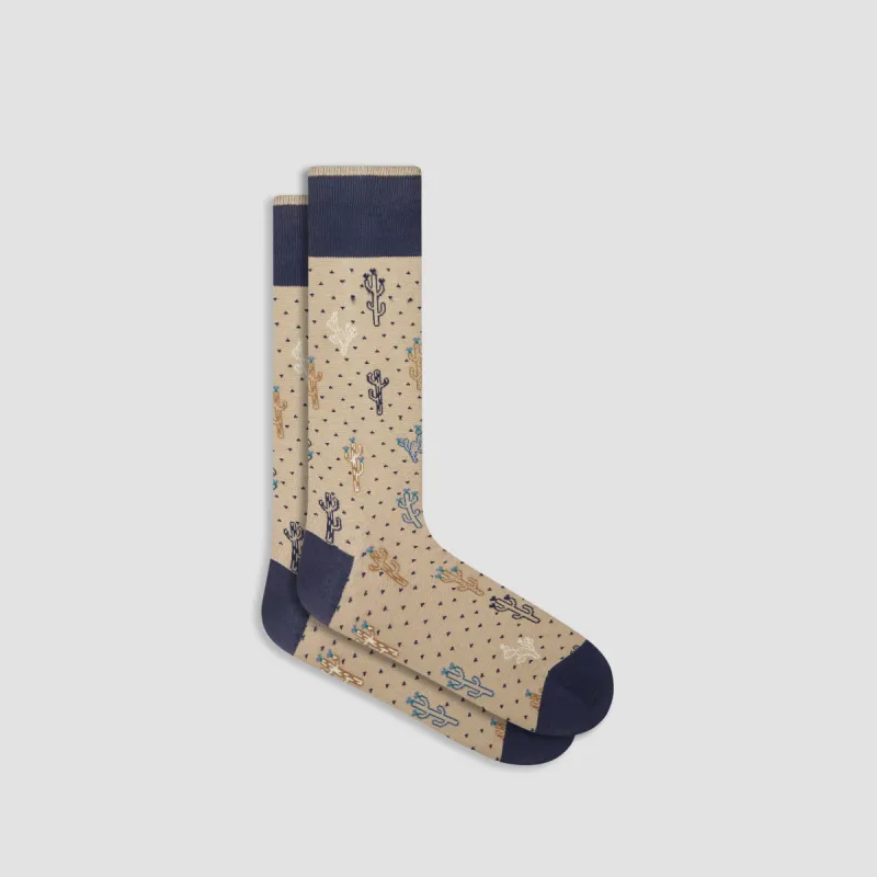 Cactus Mid-Calf Socks sold by Bugatchi