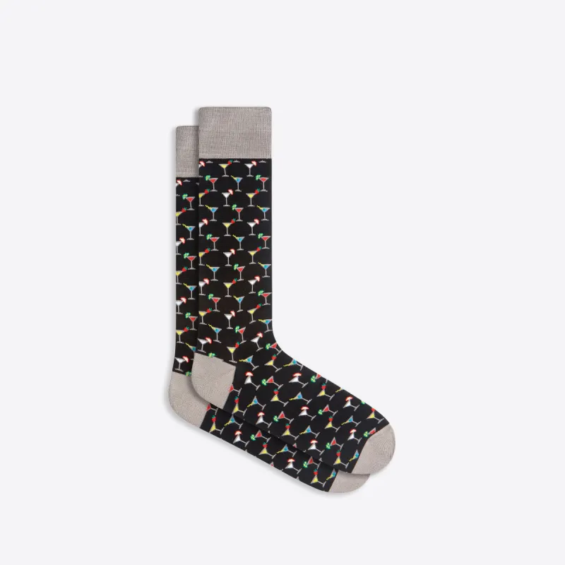 Cocktail Glass Mid-Calf Socks sold by Bugatchi
