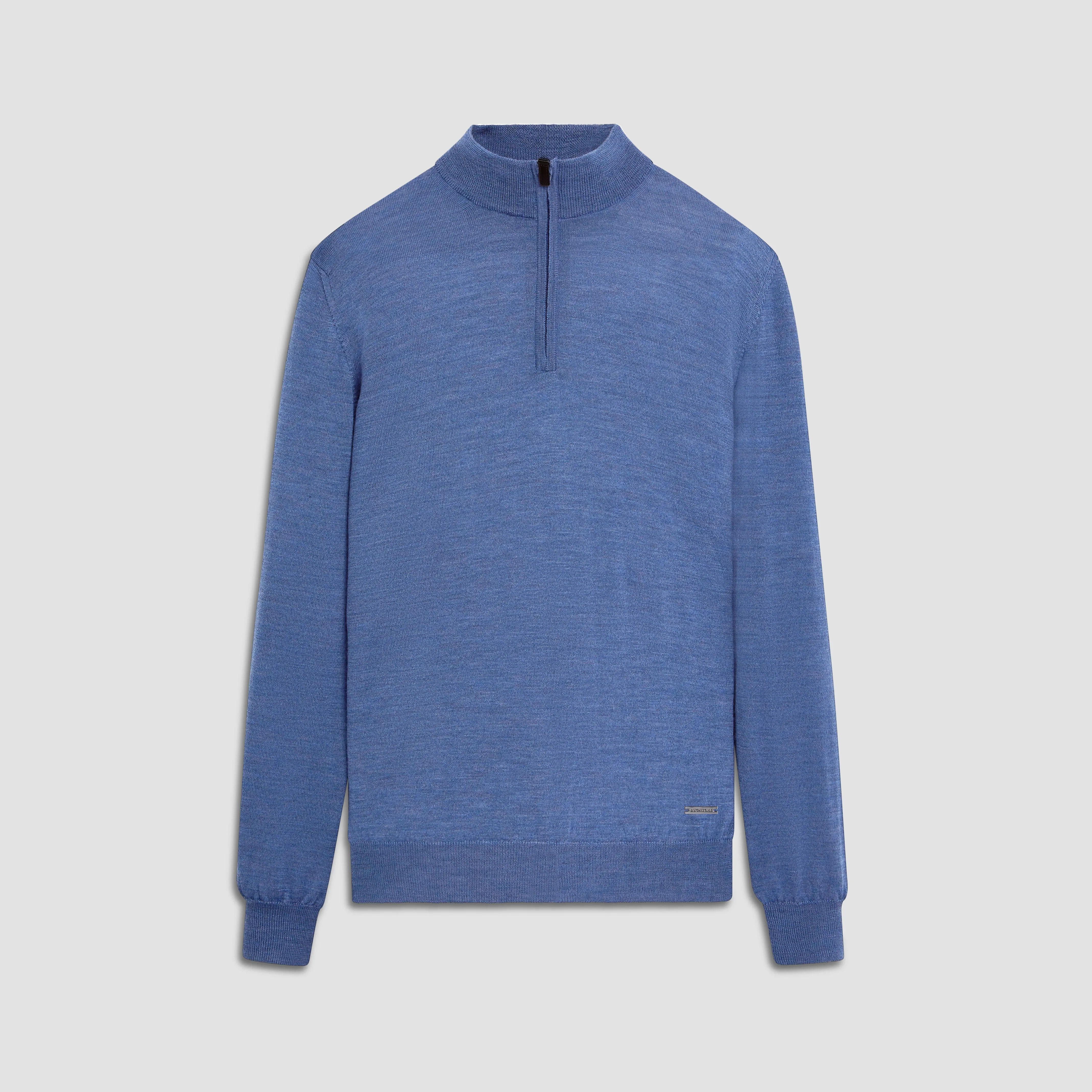 Spencer Quarter-Zip Super Merino Sweater sold by Bugatchi
