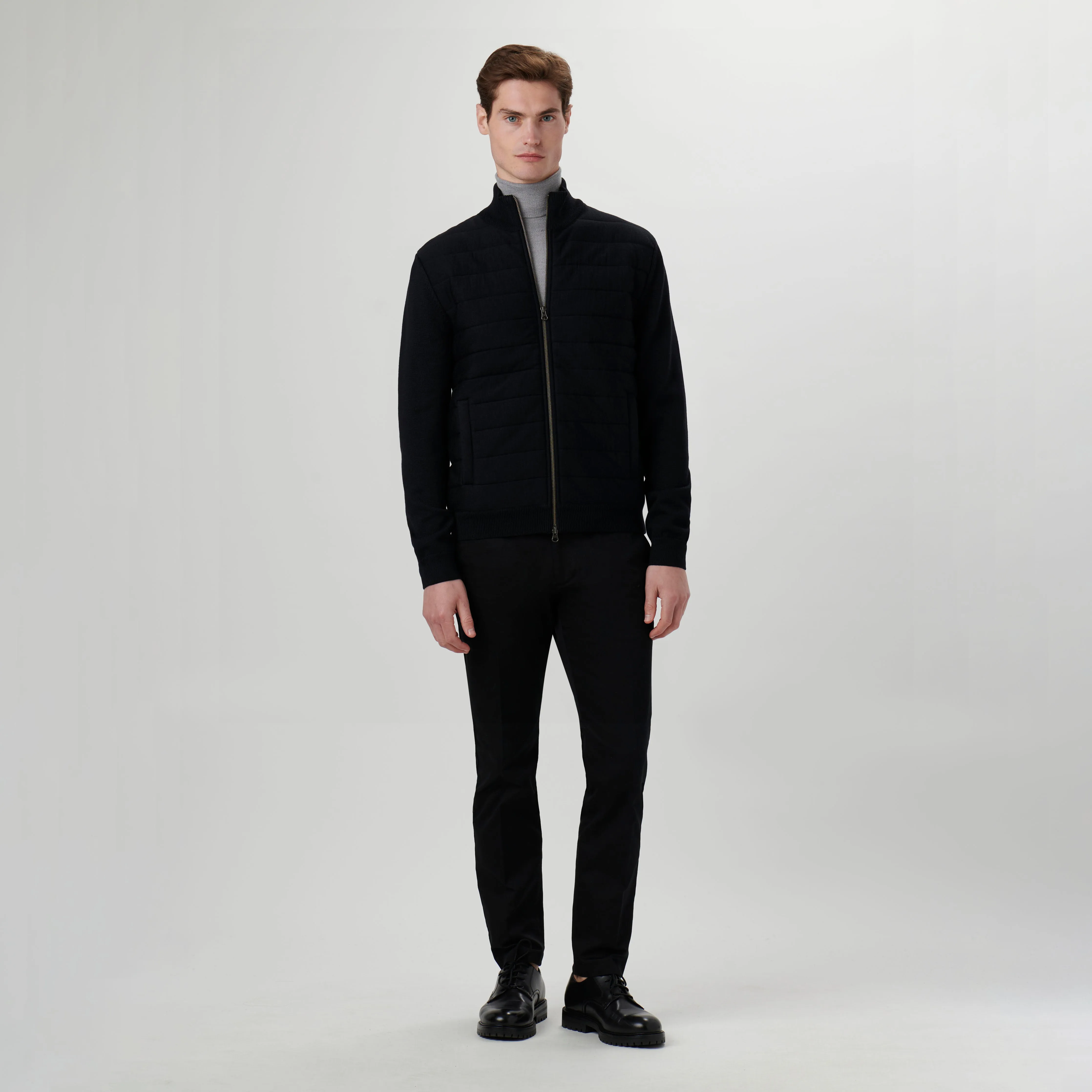 Solid Sweater Jacket sold by Bugatchi product image thumbnail 5