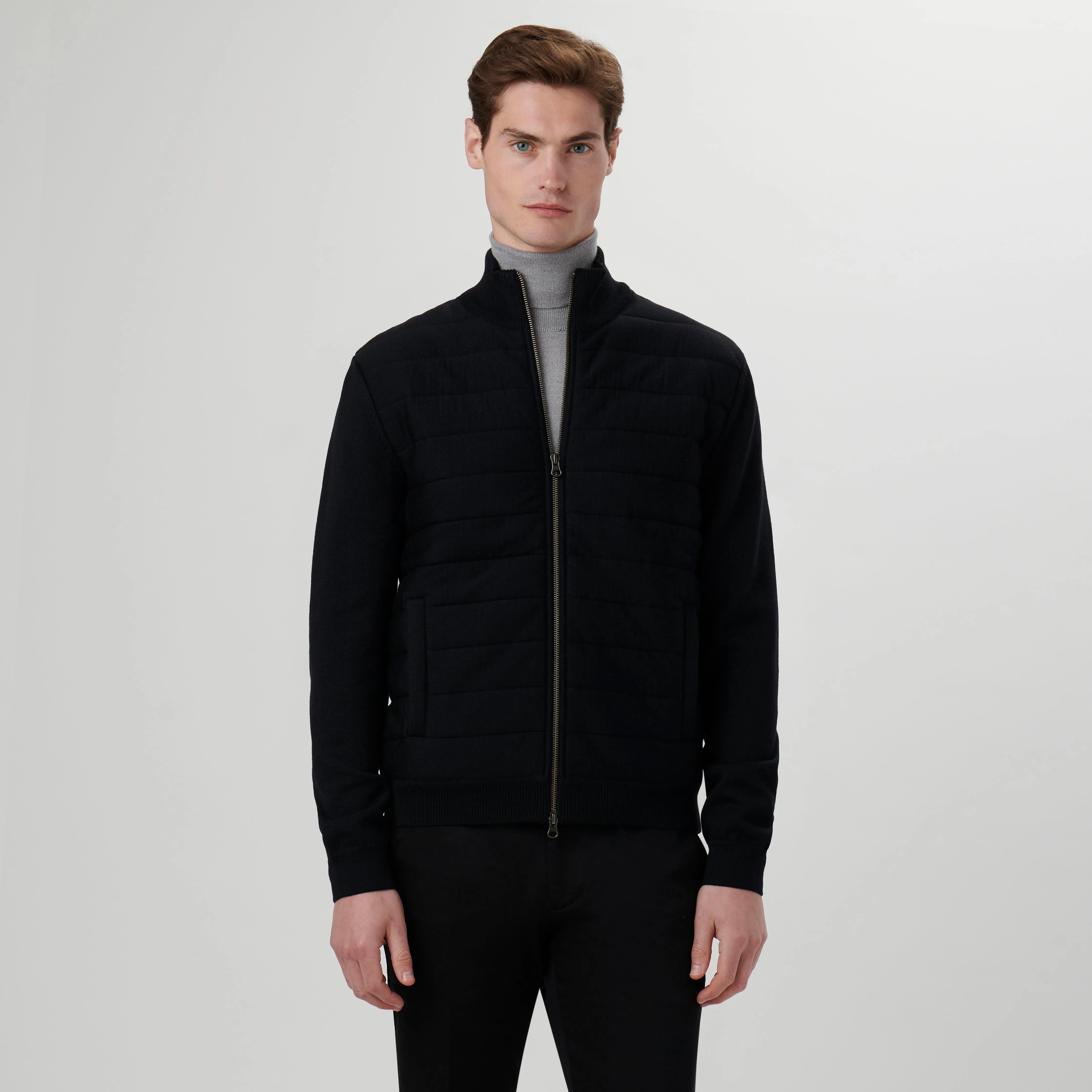 Solid Sweater Jacket sold by Bugatchi product image thumbnail 2