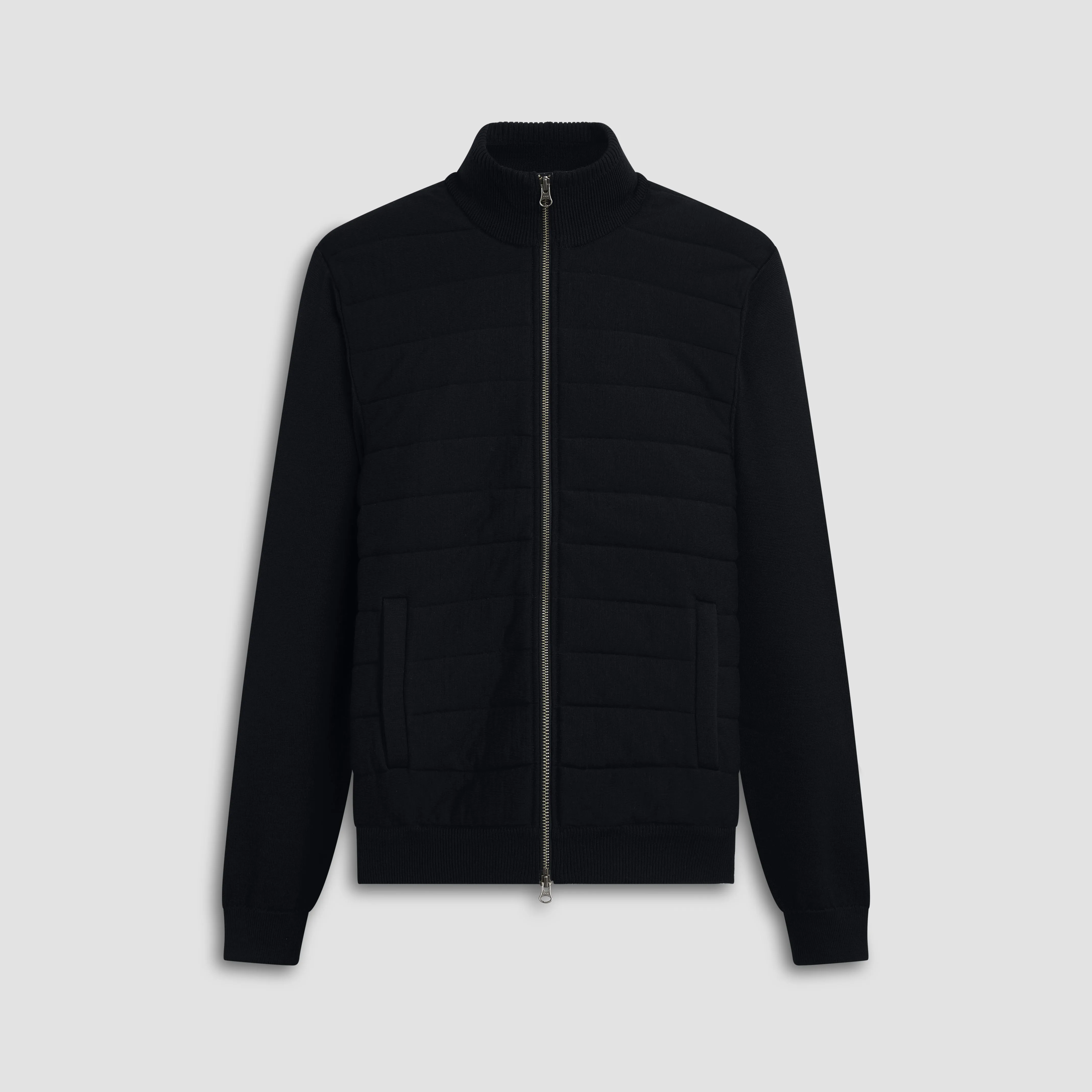 Solid Sweater Jacket sold by Bugatchi