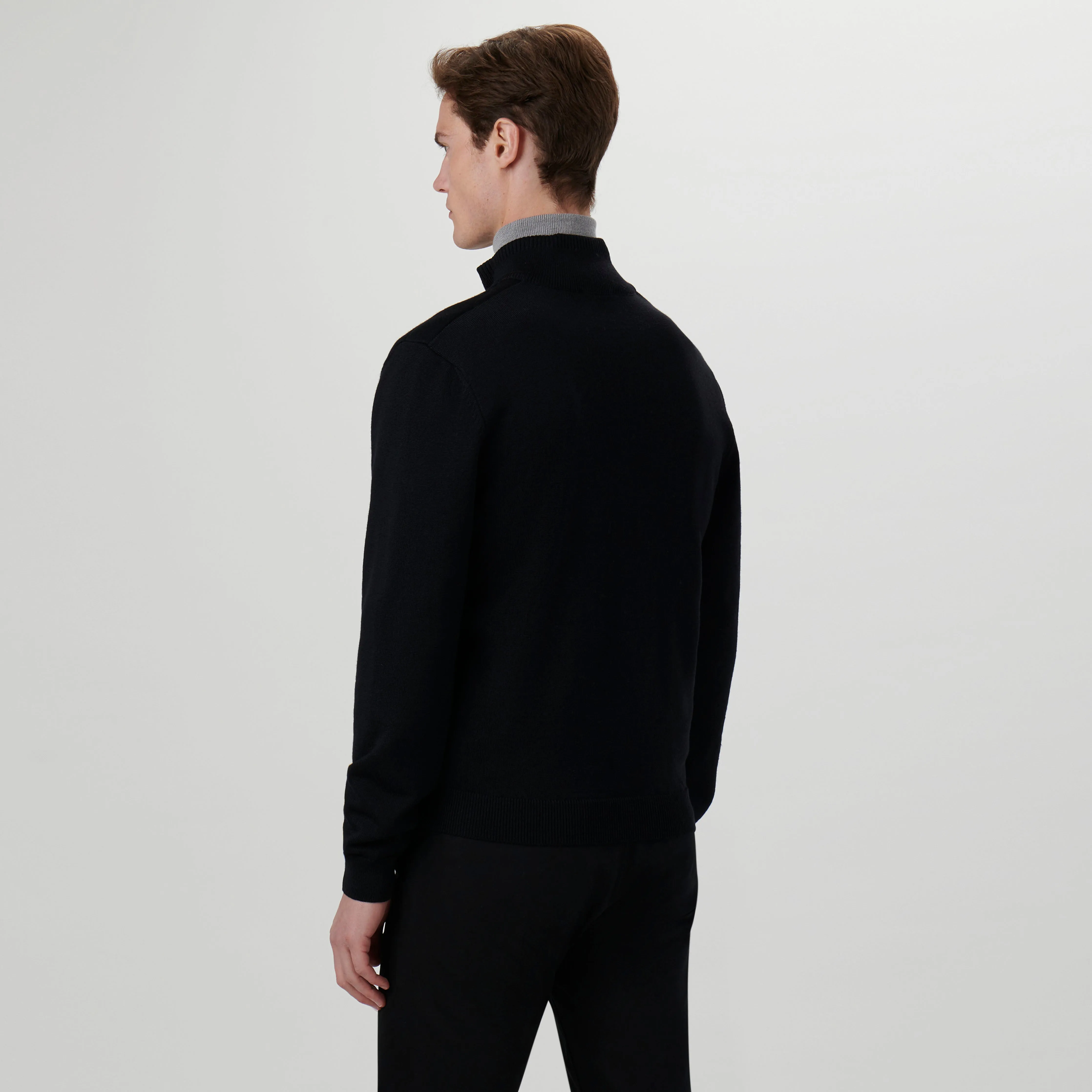 Solid Sweater Jacket sold by Bugatchi product image thumbnail 4