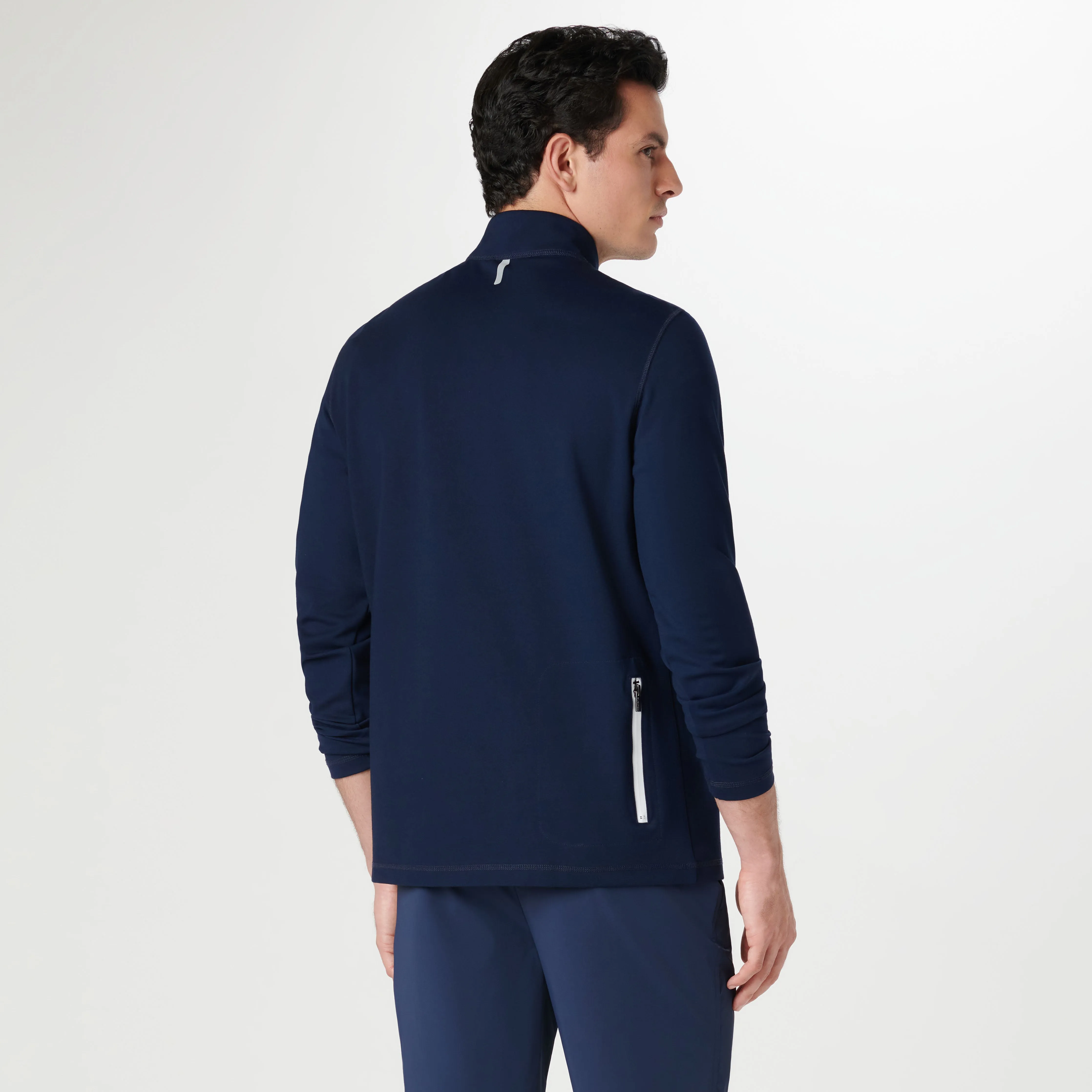 Performance Quarter Zip Pull Over sold by Bugatchi product image thumbnail 4