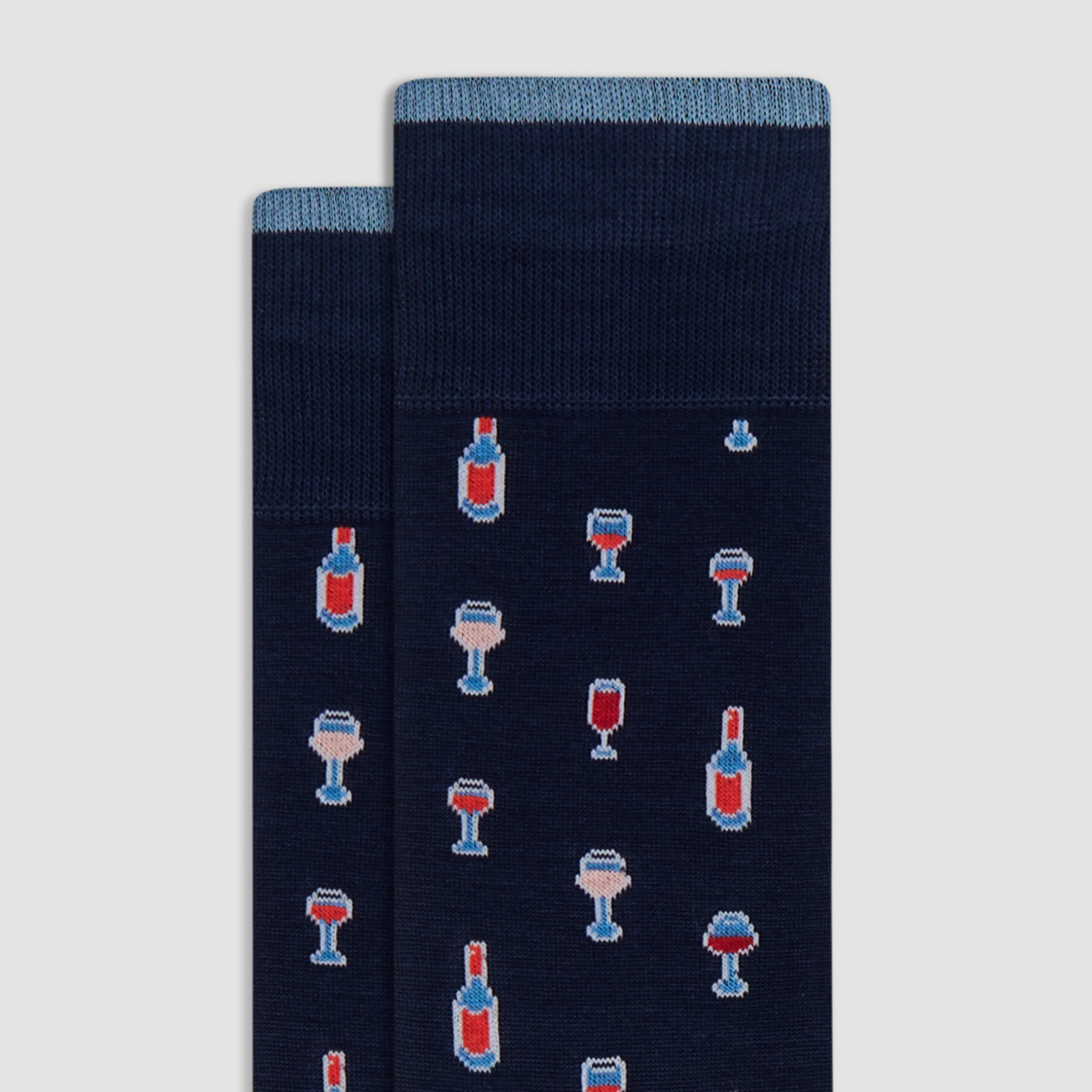 Wine Lover Mid-Calf Socks sold by Bugatchi product image thumbnail 2
