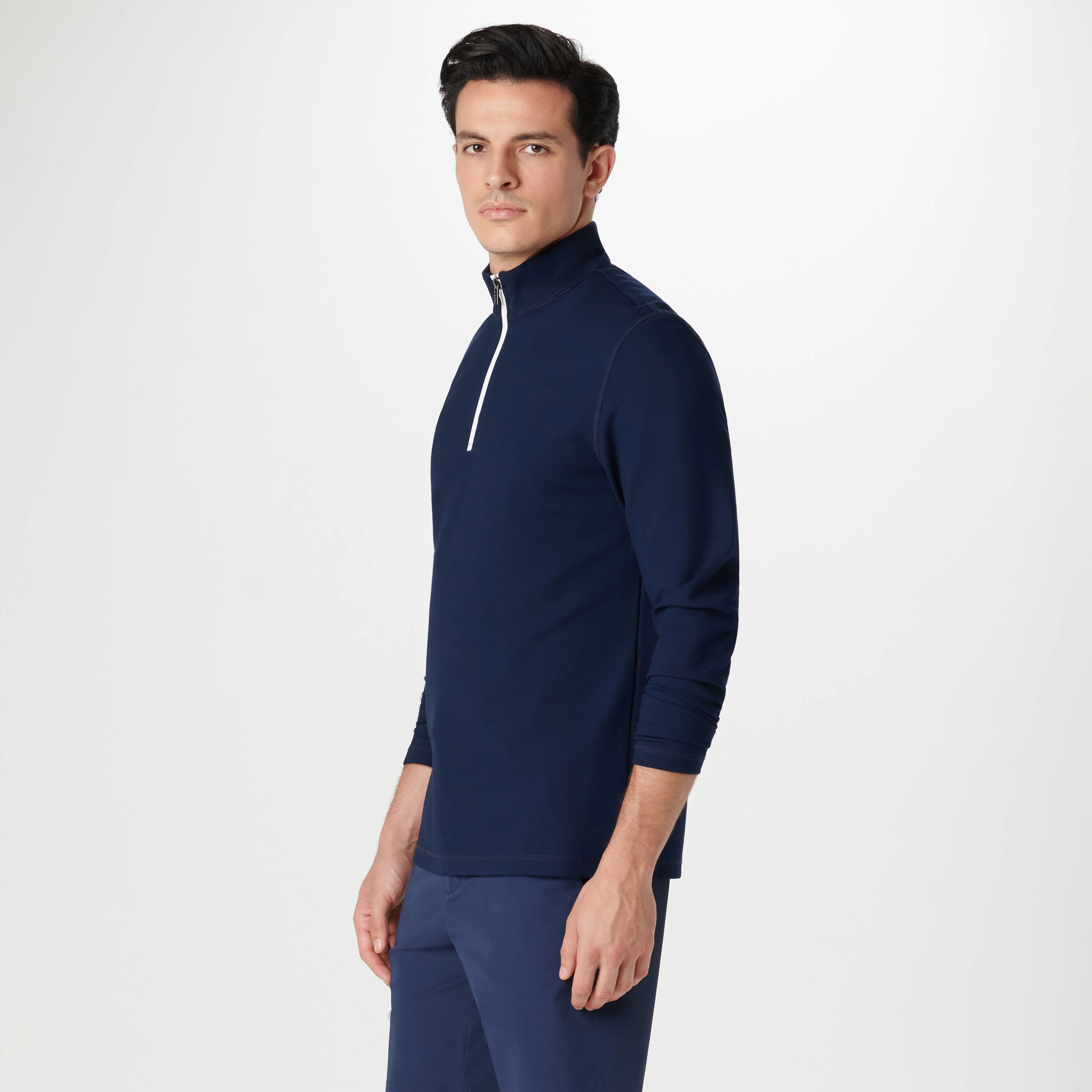 Performance Quarter Zip Pull Over sold by Bugatchi product image thumbnail 3