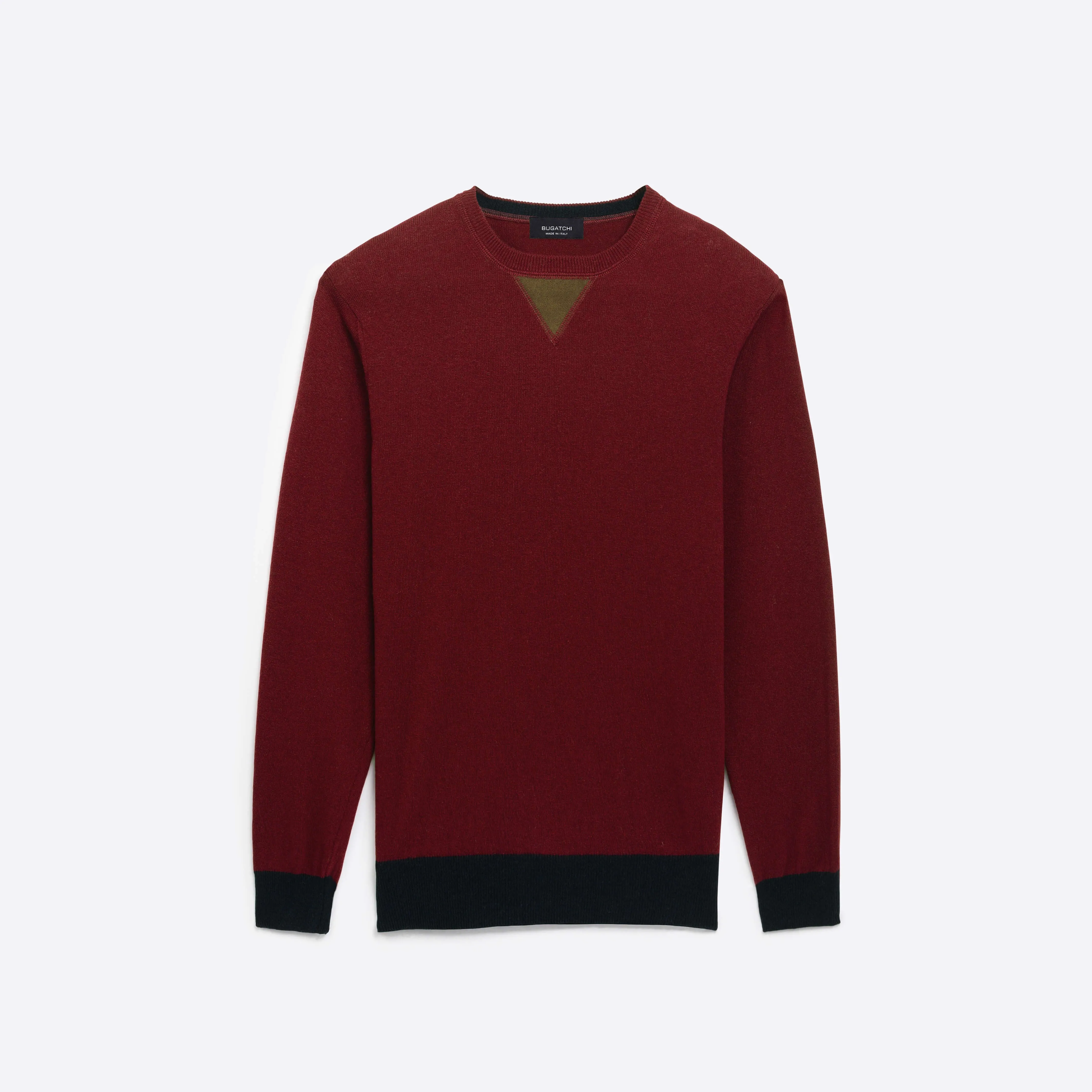 Solid Crew Neck Sweater sold by Bugatchi