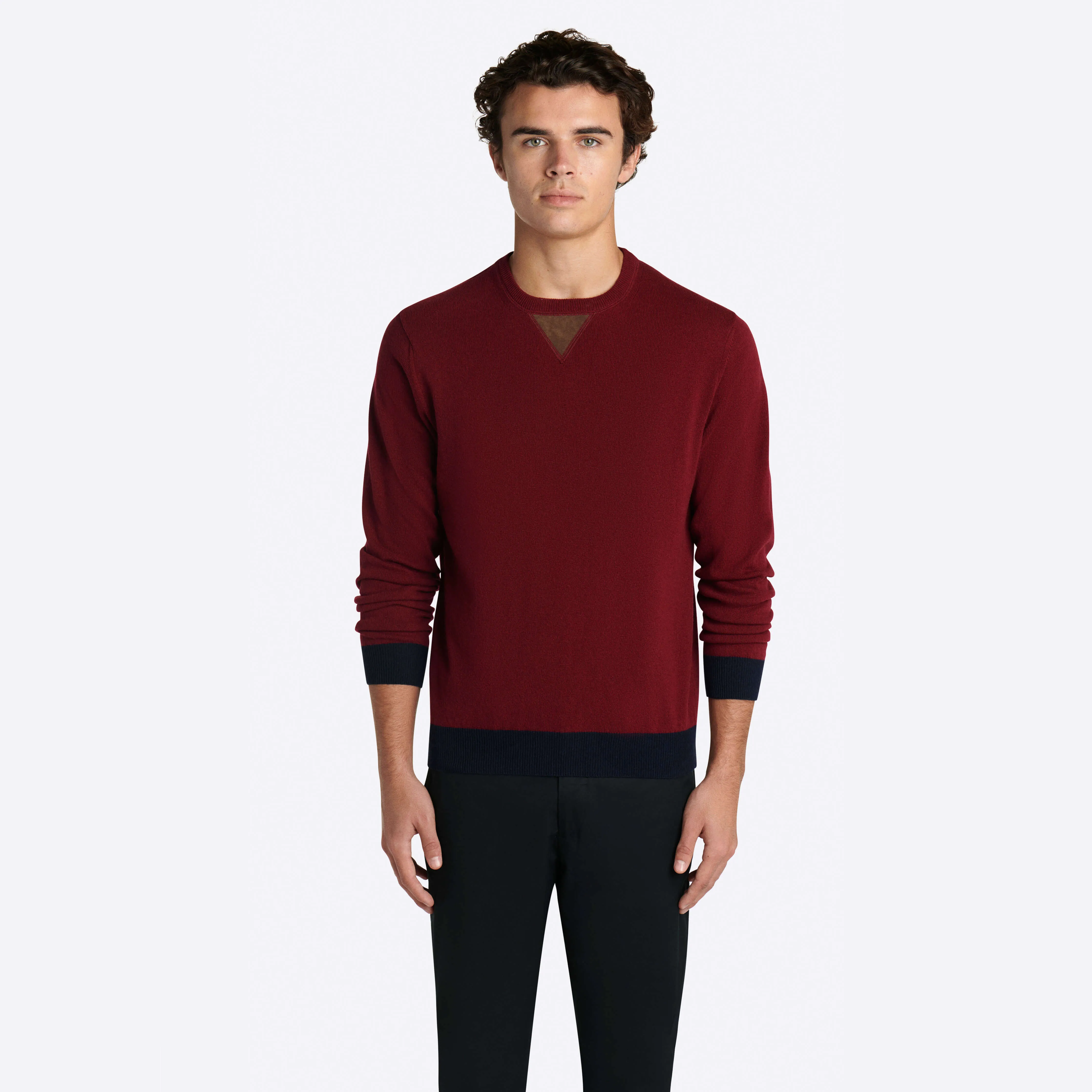 Solid Crew Neck Sweater sold by Bugatchi product image thumbnail 2