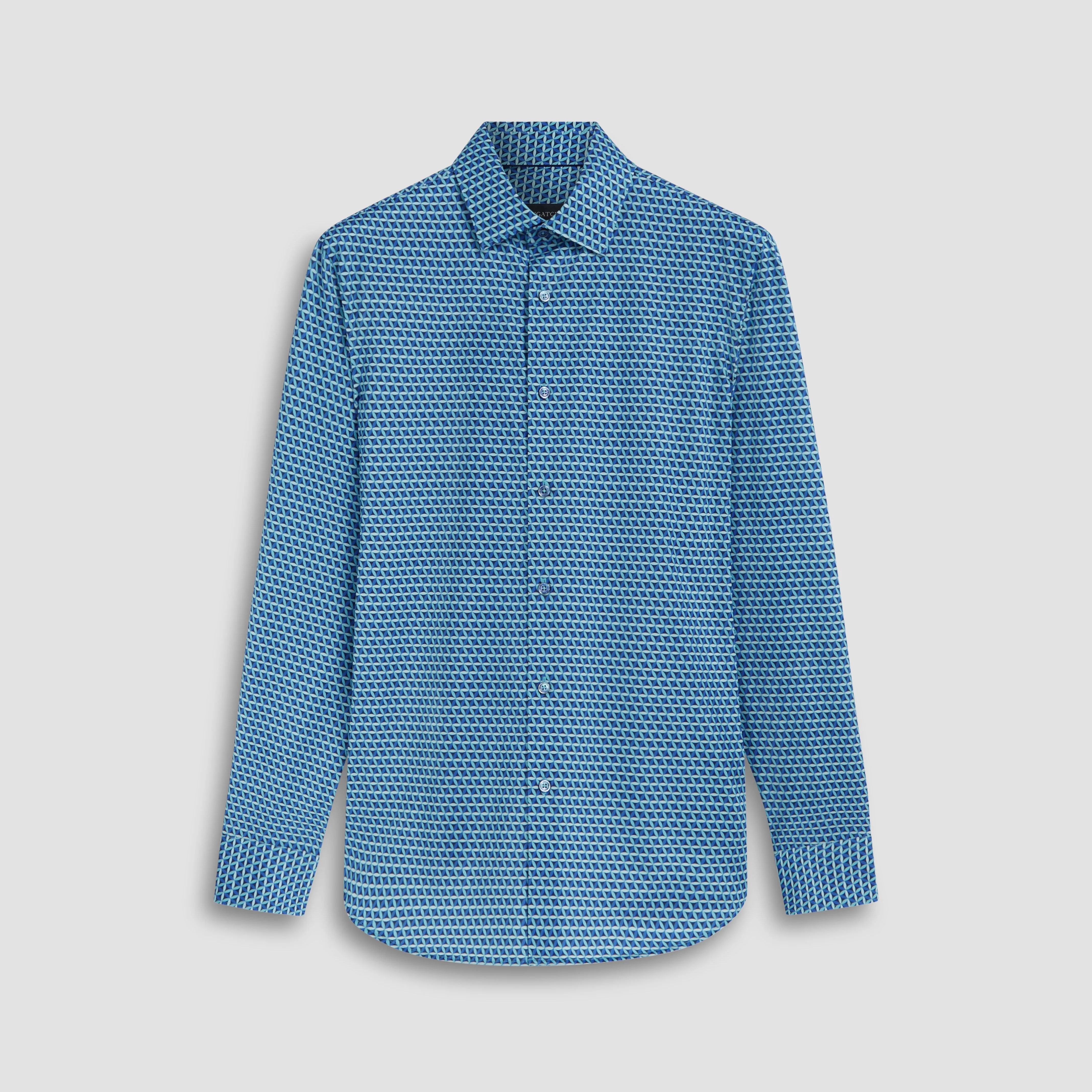 James Geometric OoohCotton Shirt sold by Bugatchi