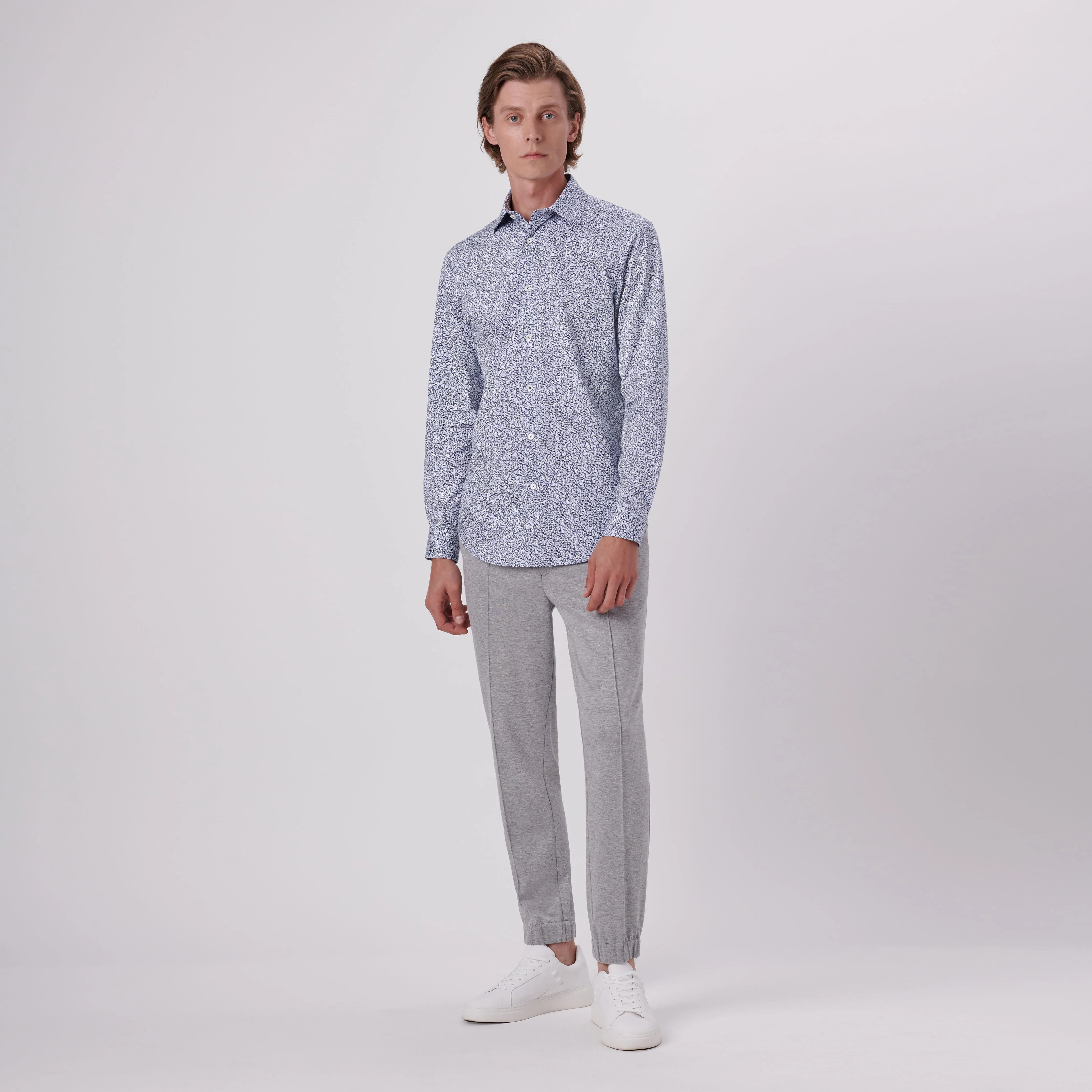 James Floral Print OoohCotton Shirt sold by Bugatchi product image thumbnail 5