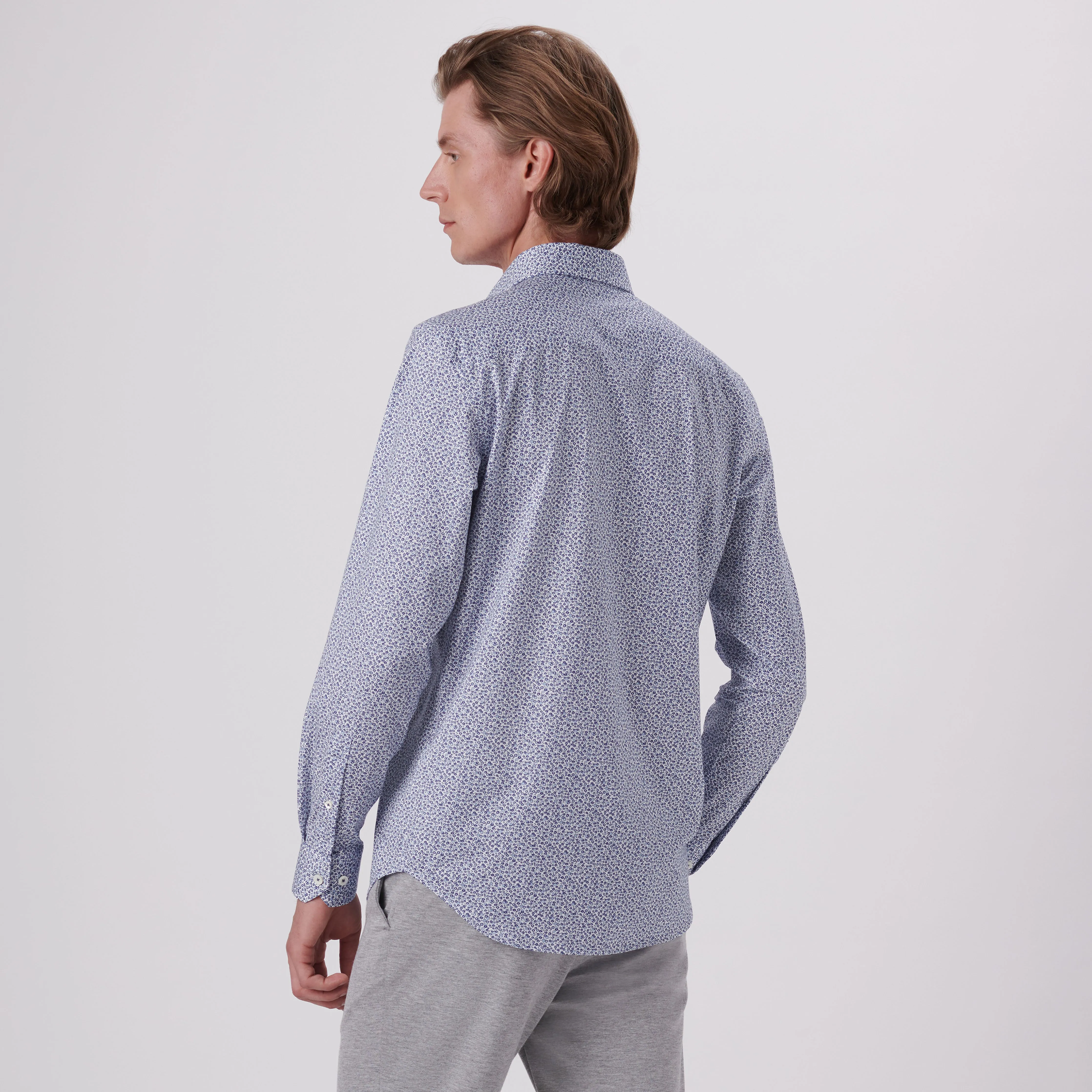 James Floral Print OoohCotton Shirt sold by Bugatchi product image thumbnail 4