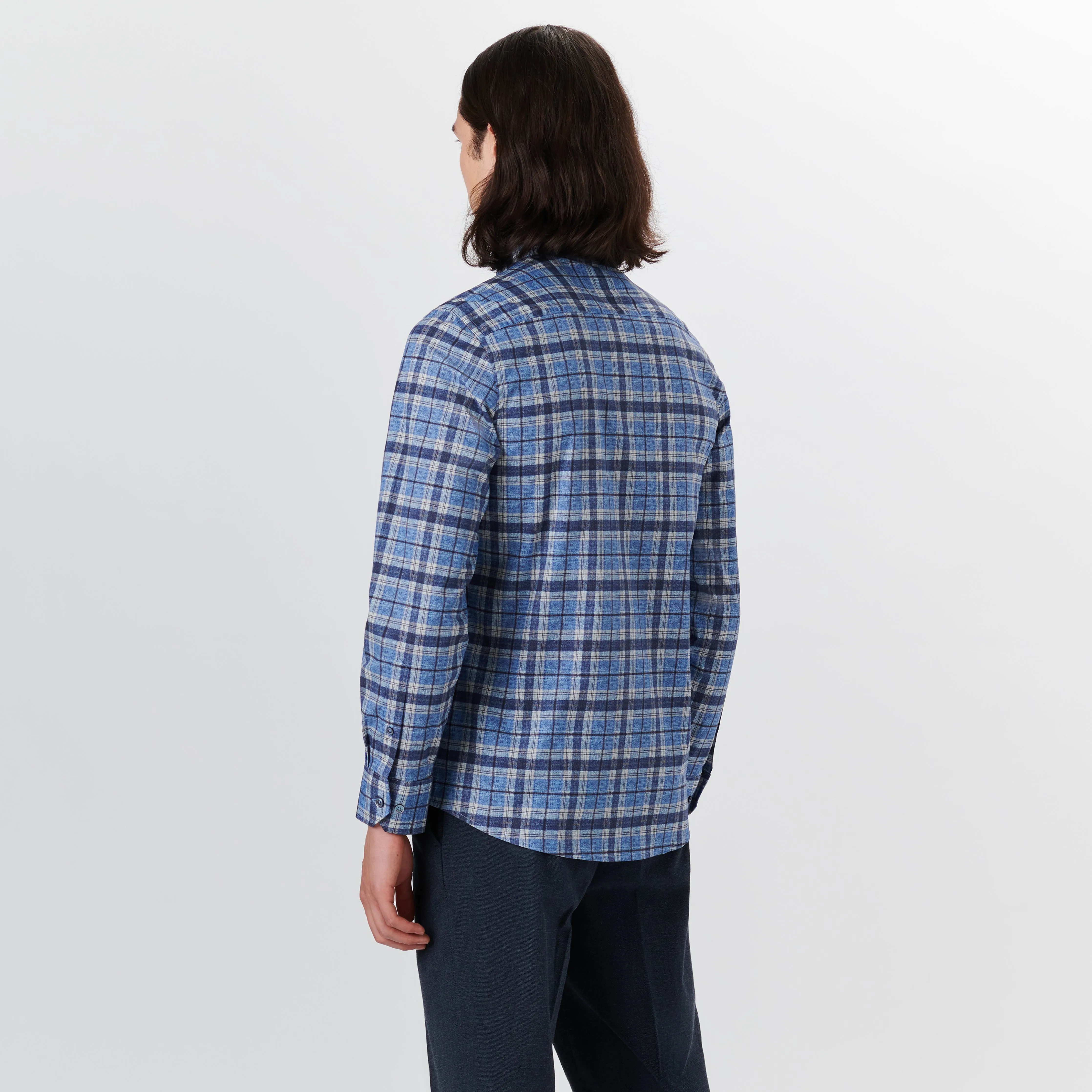 JULIAN Plaid Check Shirt sold by Bugatchi product image thumbnail 4