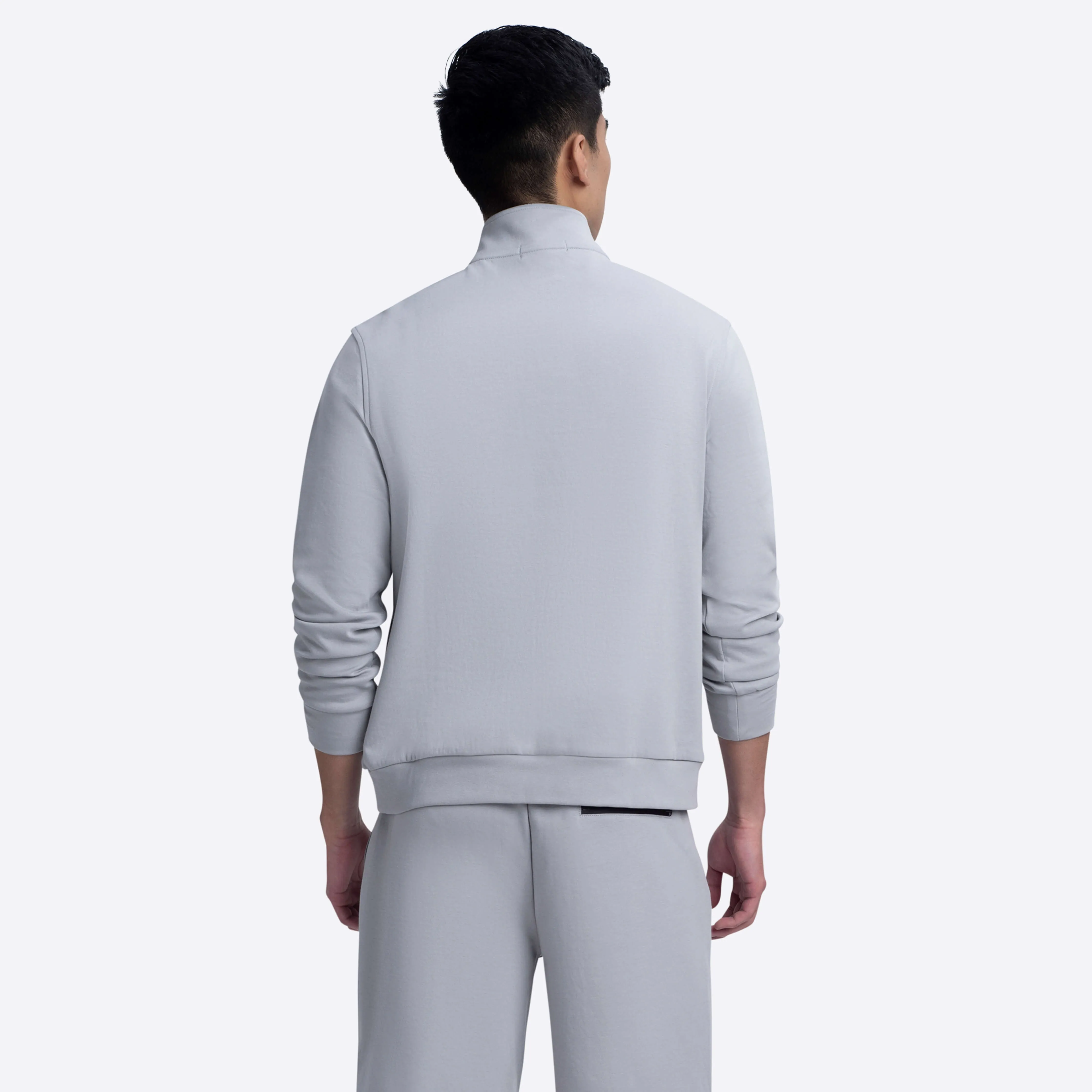 Quarter Zip Mock Neck Sweatshirt sold by Bugatchi product image thumbnail 4