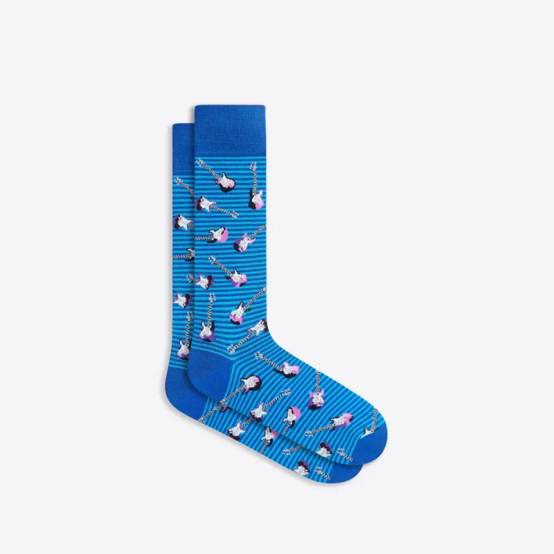 Guitar Mid-Calf Socks sold by Bugatchi