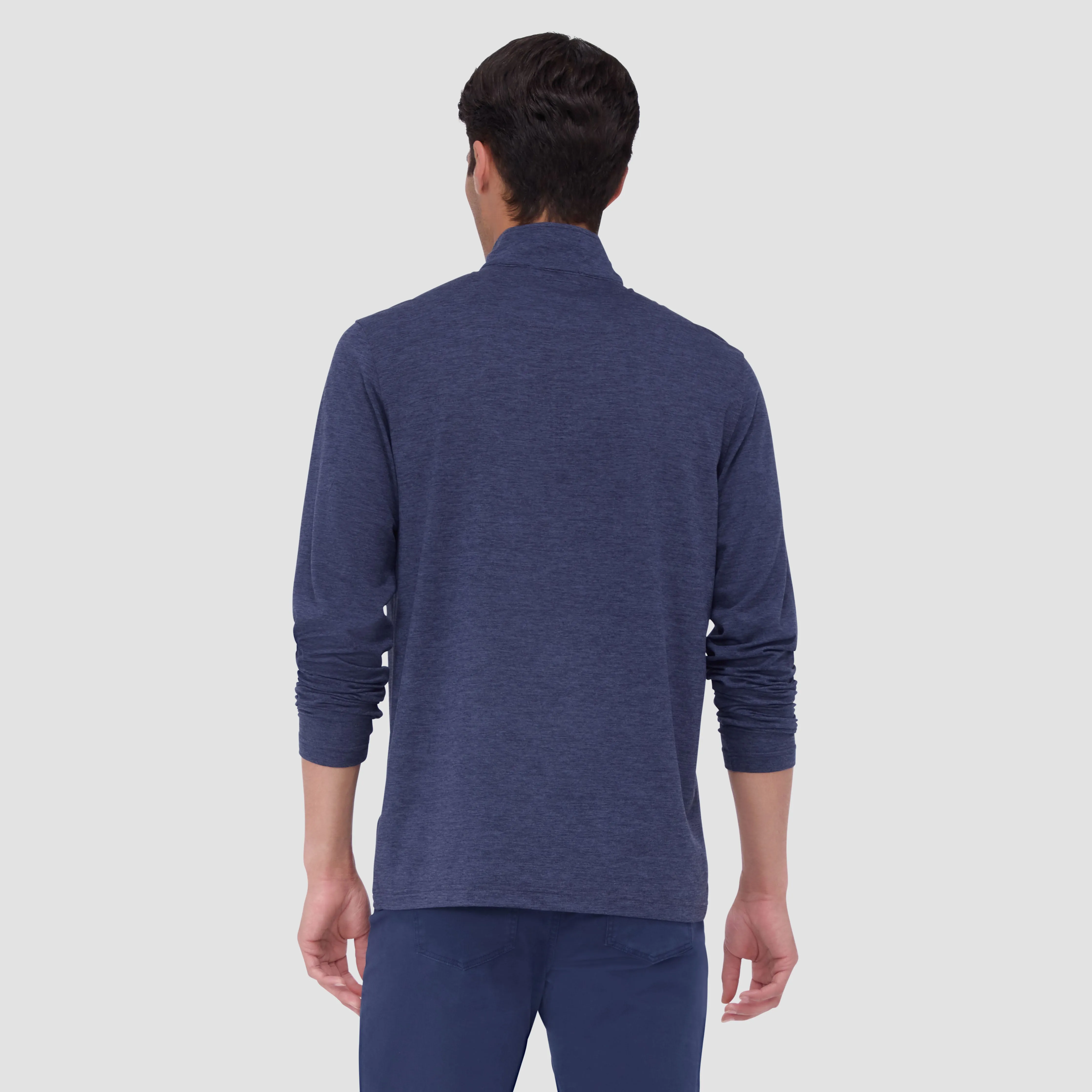 UV50 Performance Quarter-Zip Pullover sold by Bugatchi product image thumbnail 4
