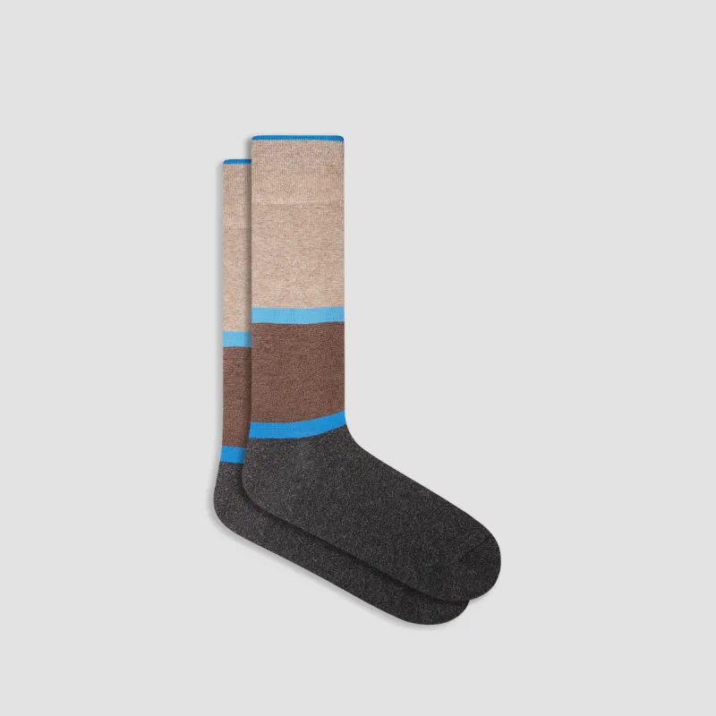 Color Block Mid-Calf Socks sold by Bugatchi