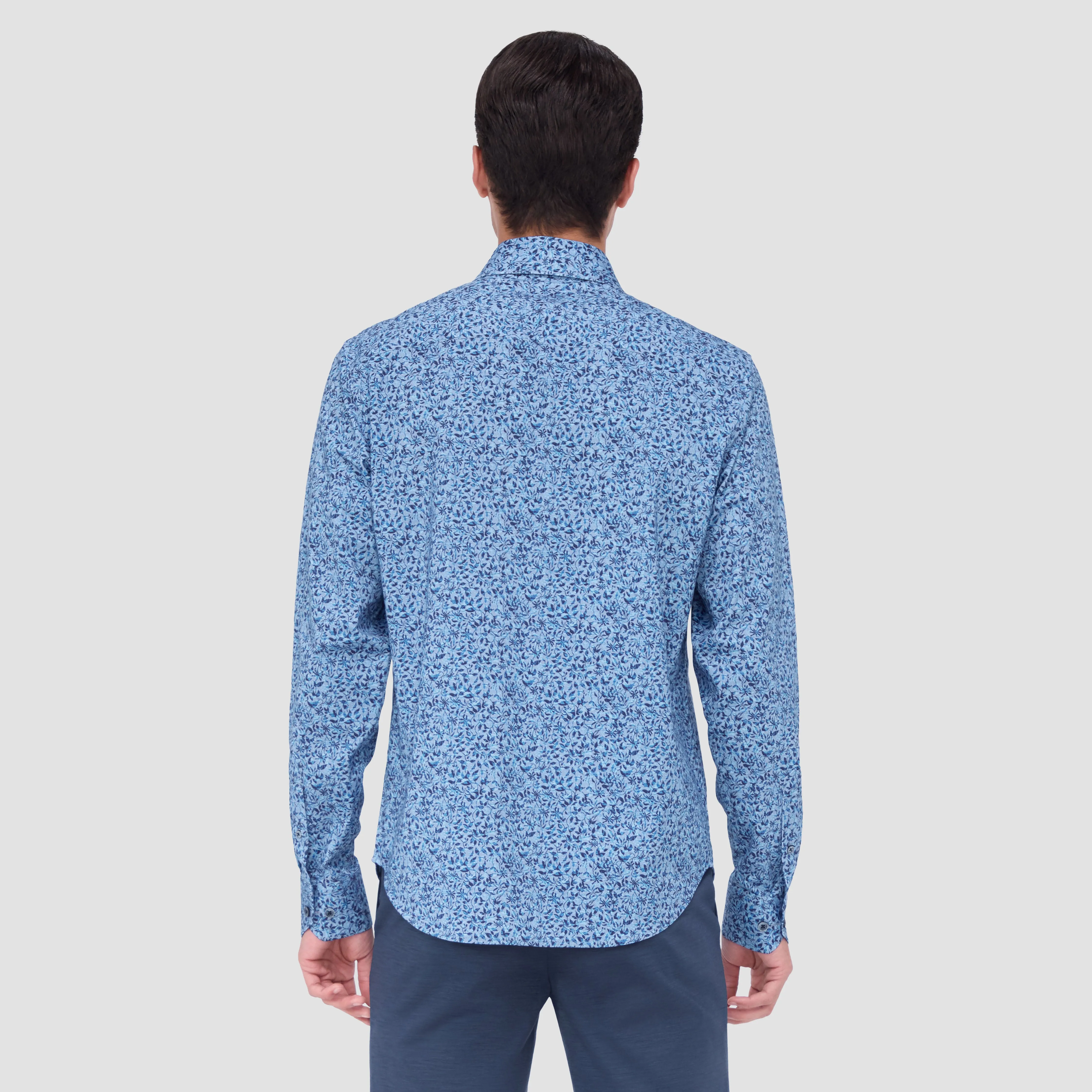 James Leaf Print OoohCotton Shirt sold by Bugatchi product image thumbnail 4