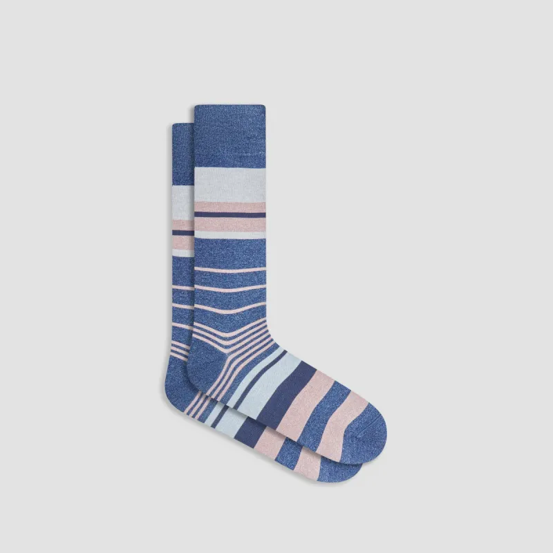 Striped Mid-Calf Socks sold by Bugatchi