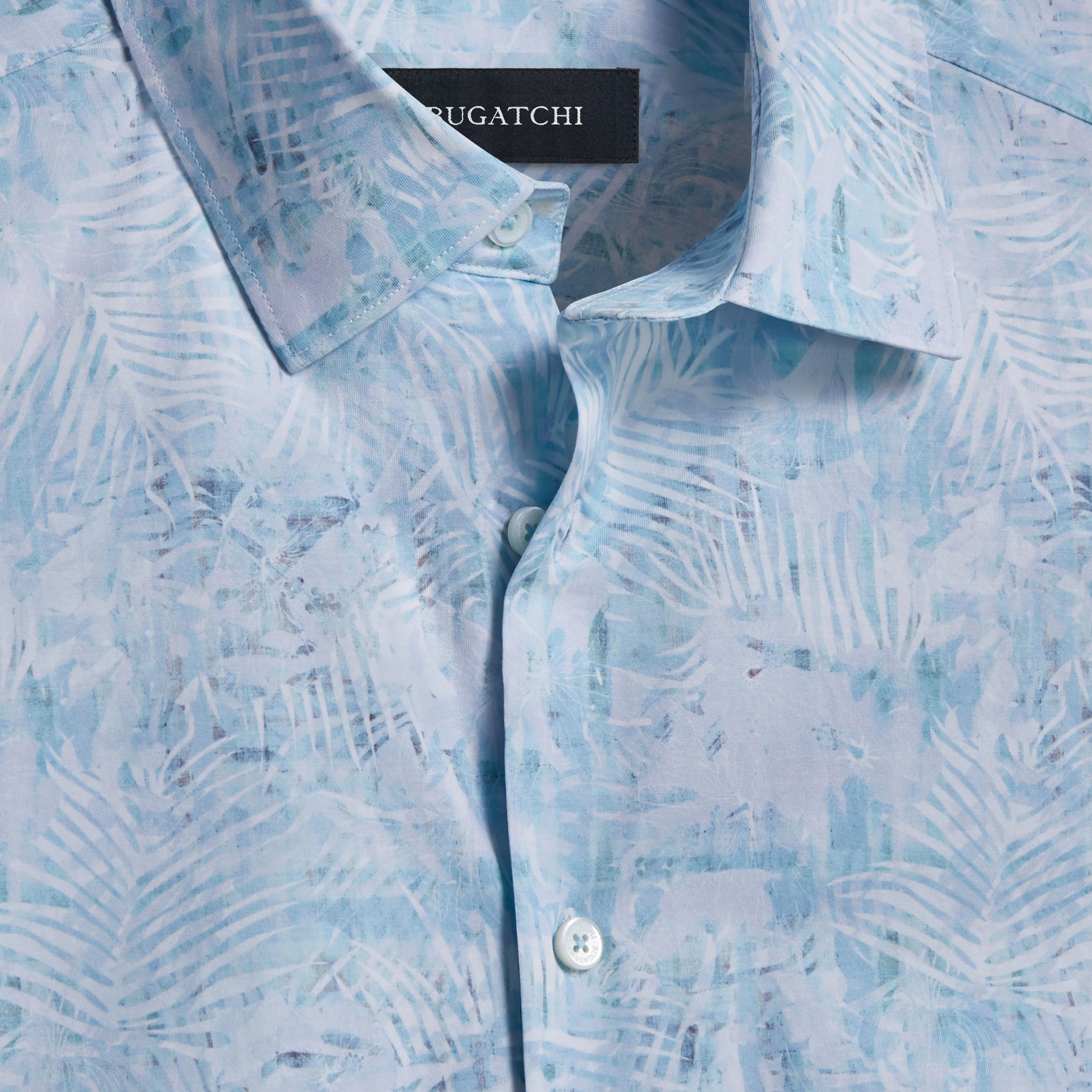 James Leaf Print OoohCotton Shirt sold by Bugatchi product image thumbnail 2