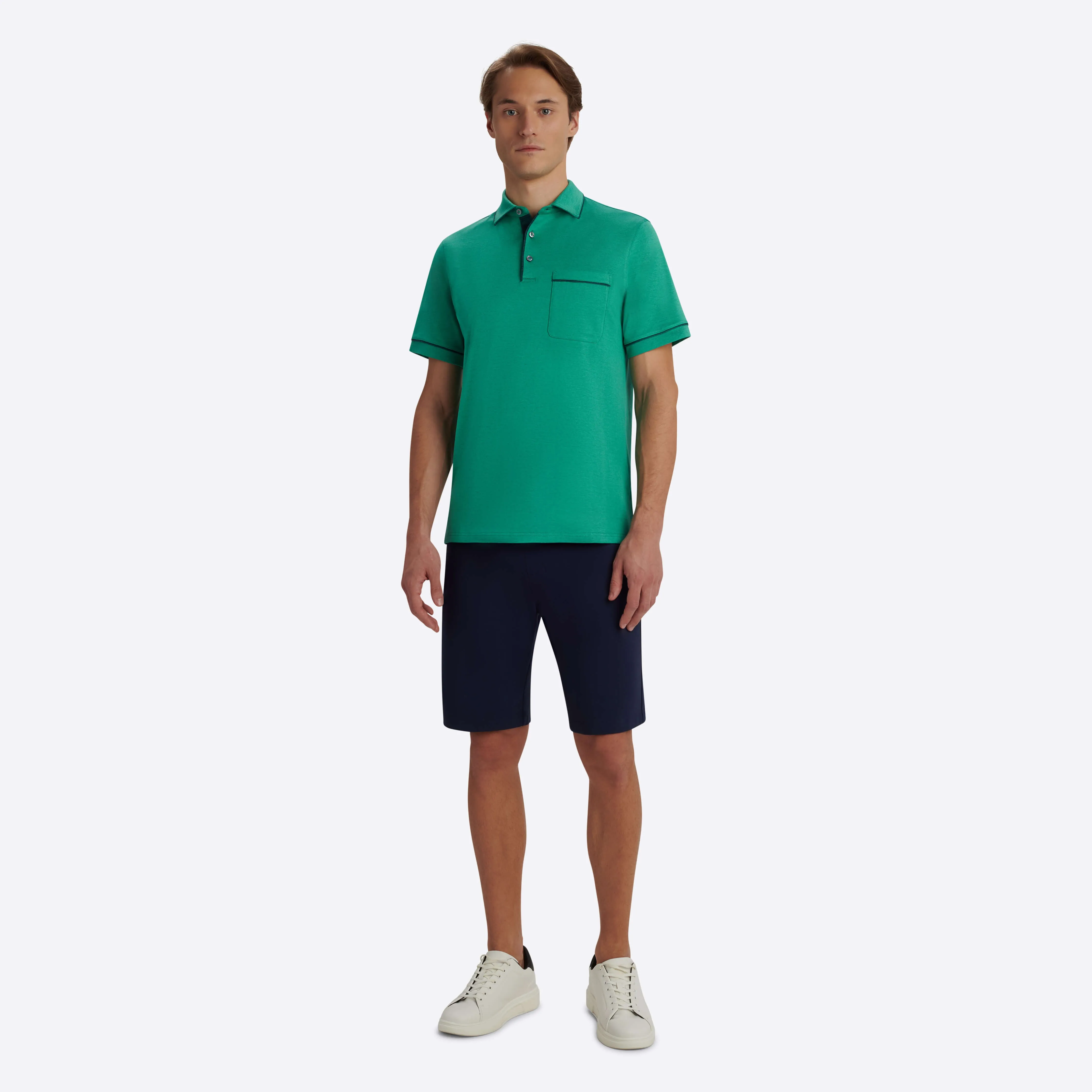 Solid Polo sold by Bugatchi product image thumbnail 5