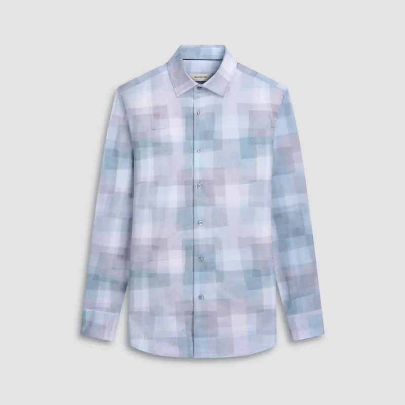 James Checkered OoohCotton Shirt sold by Bugatchi