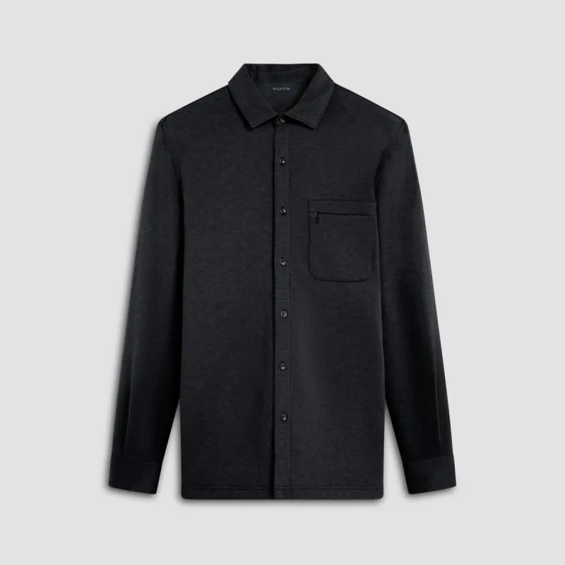 Knit Shirt Jacket sold by Bugatchi