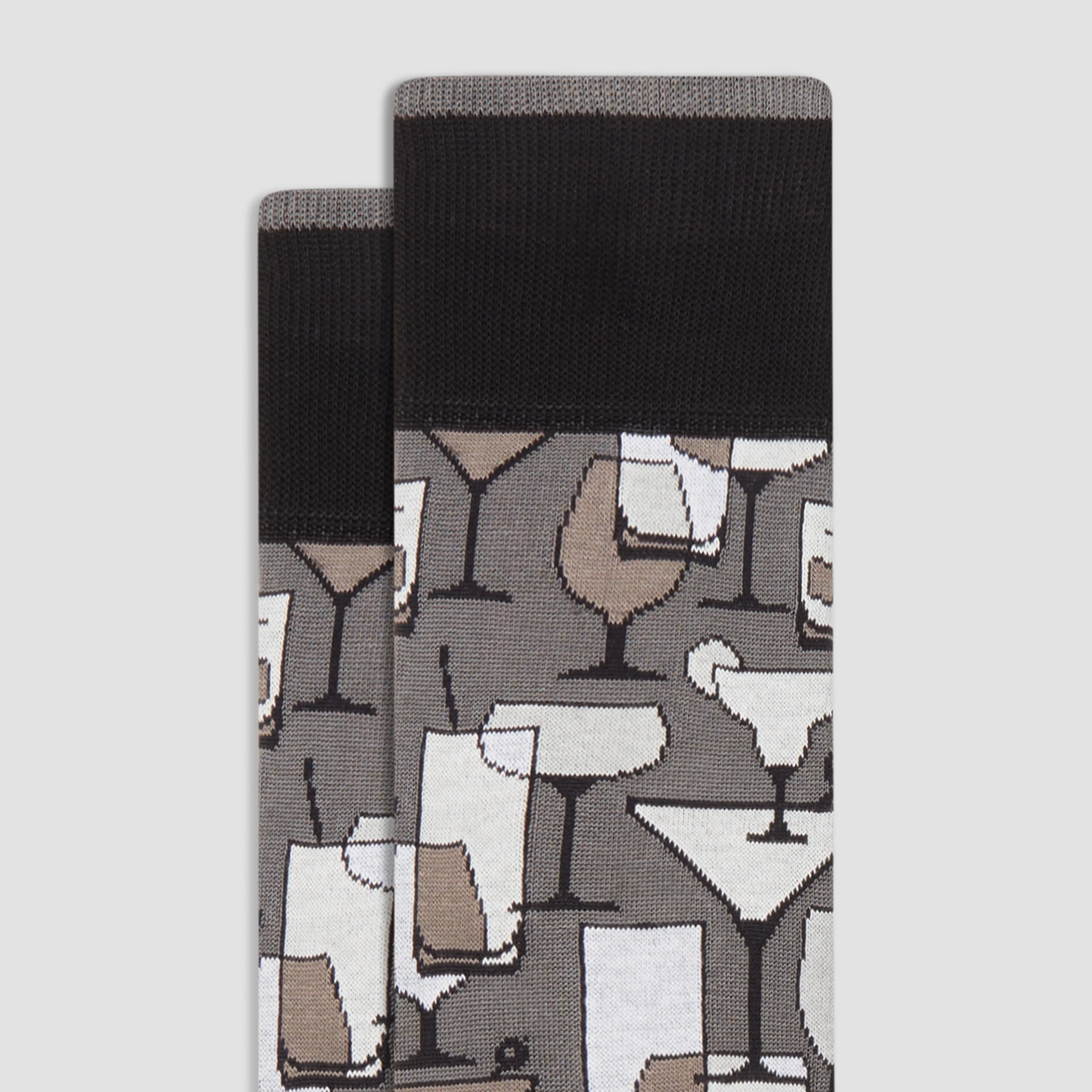 Cocktails Mid-Calf Socks sold by Bugatchi product image thumbnail 2