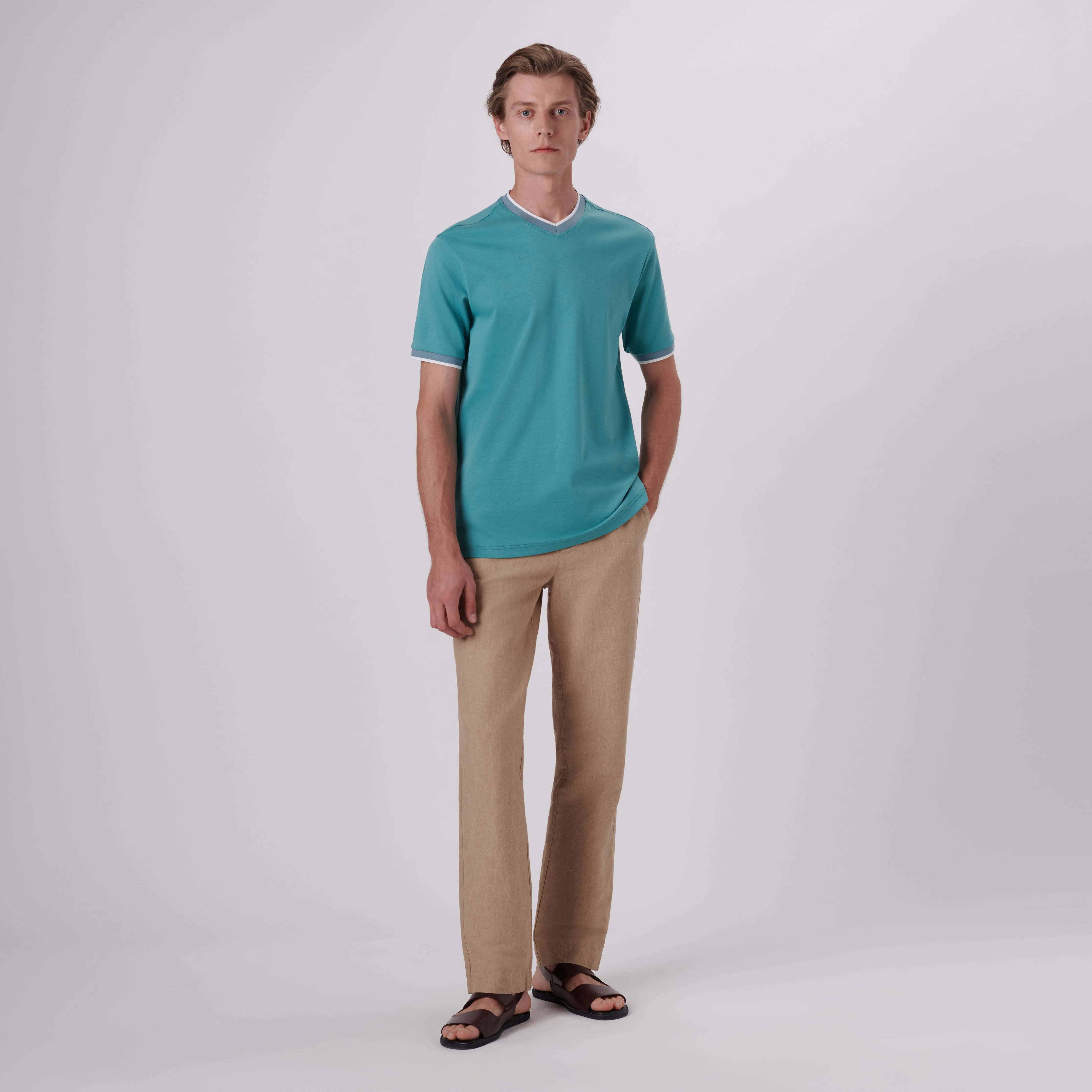 High V-Neck T-Shirt sold by Bugatchi product image thumbnail 5