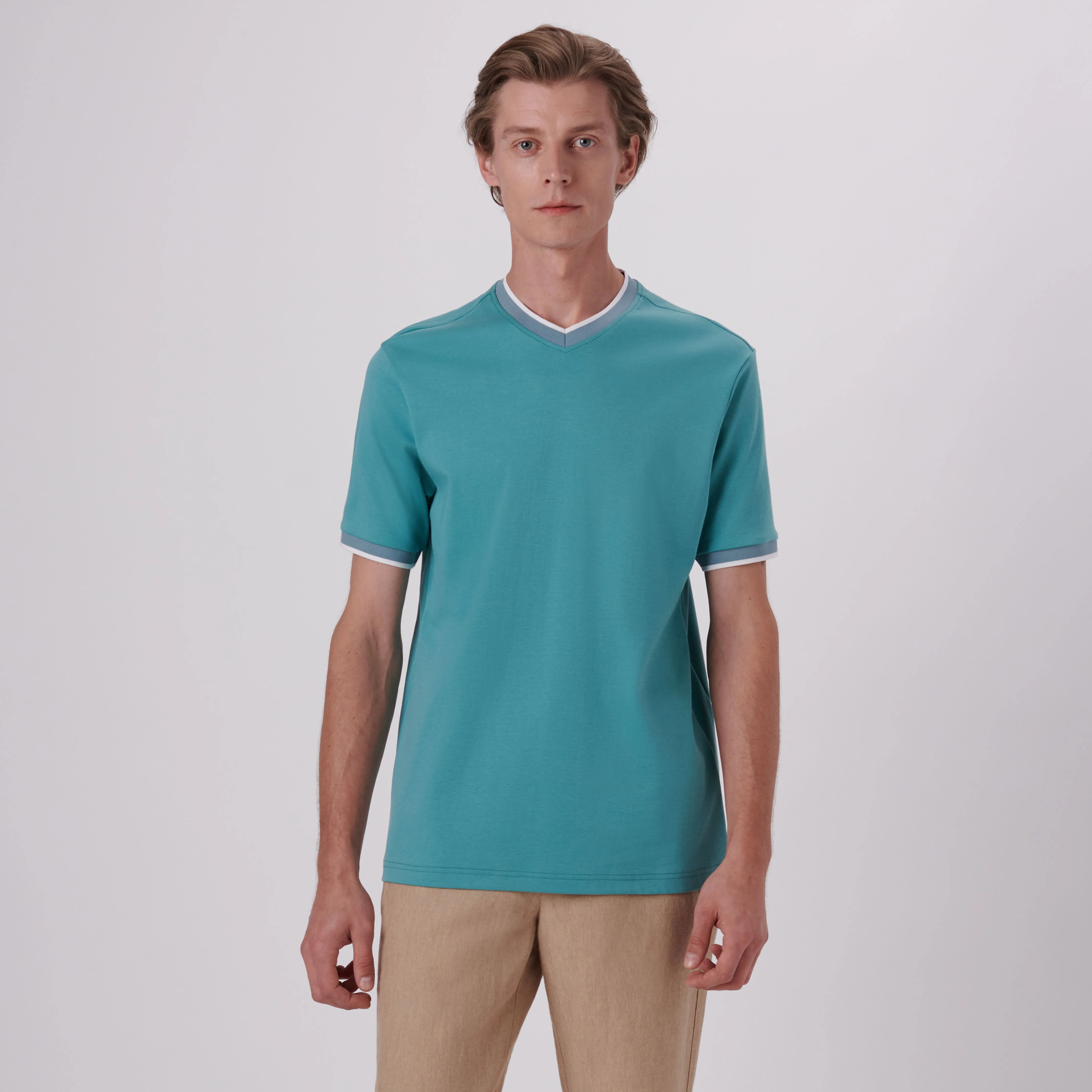 High V-Neck T-Shirt sold by Bugatchi product image thumbnail 2